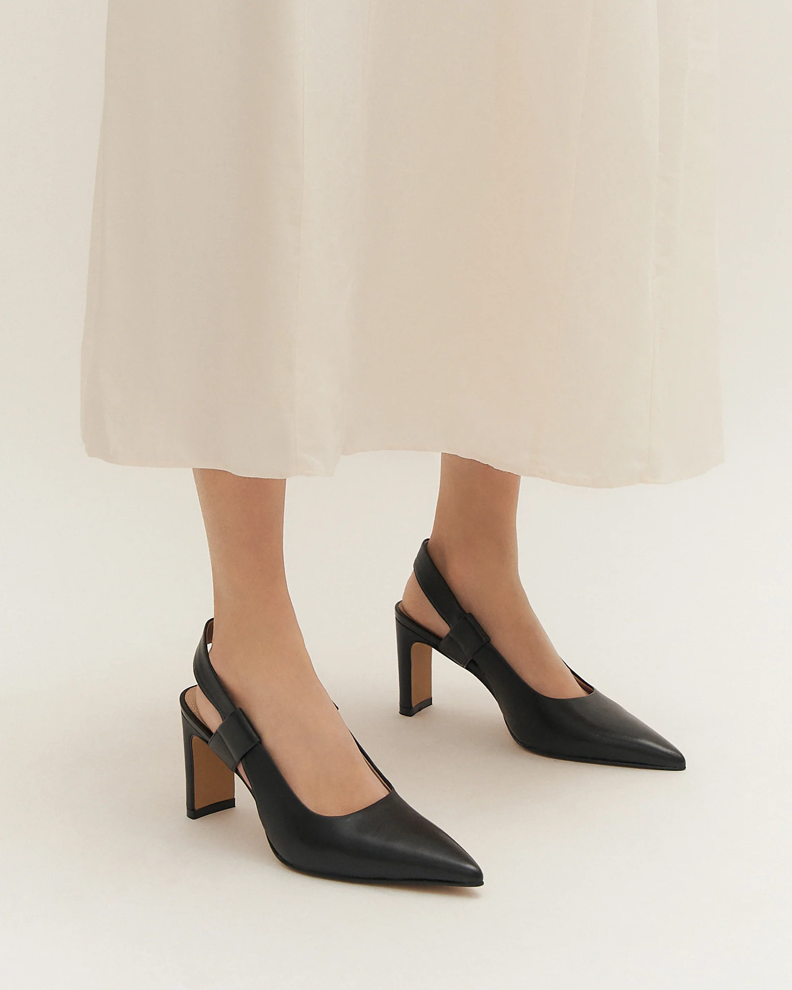 SHEPARD HIGH HEELS BLACK LEATHER - Image 2
