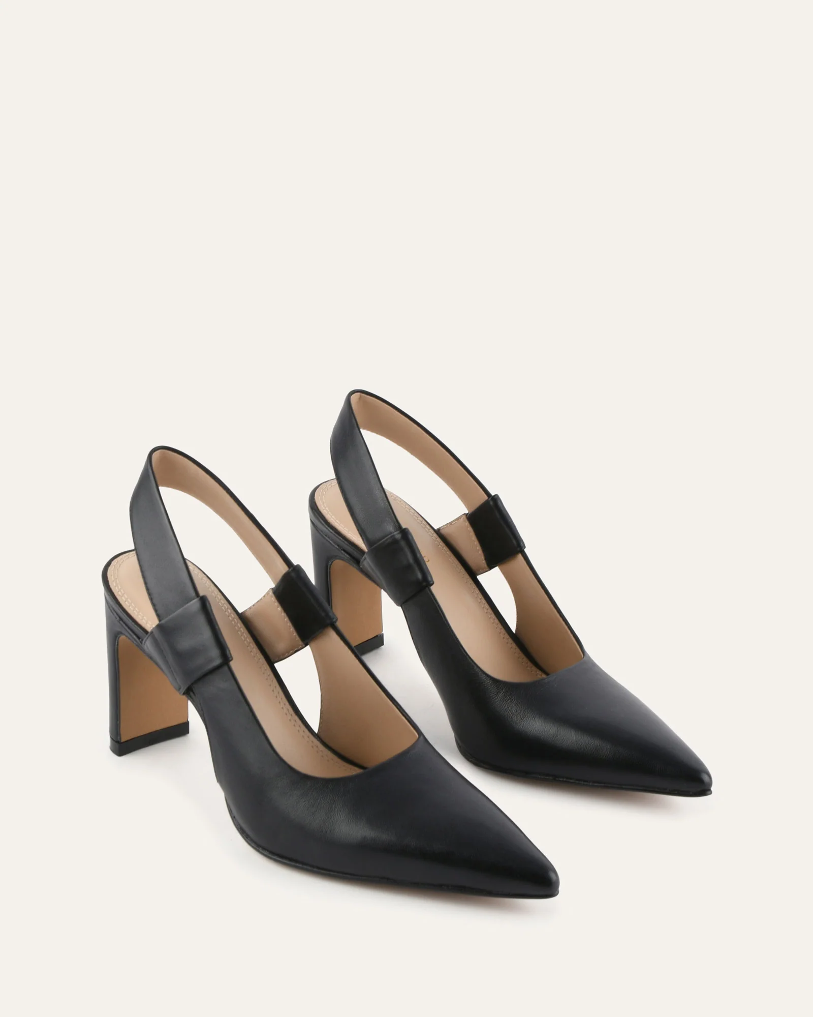 SHEPARD HIGH HEELS BLACK LEATHER - Image 3