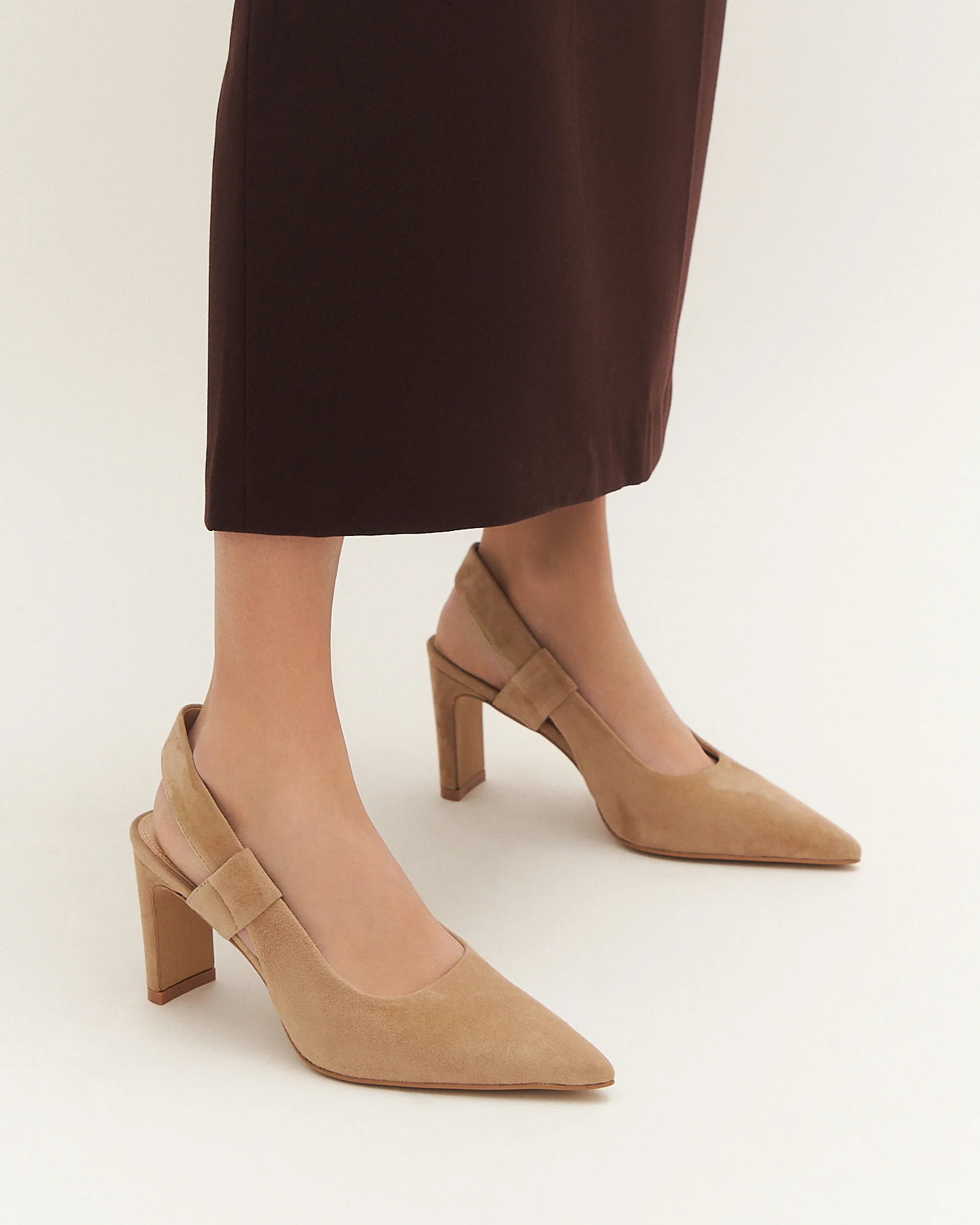 SHEPARD HIGH HEELS LATTE SUEDE - Image 7
