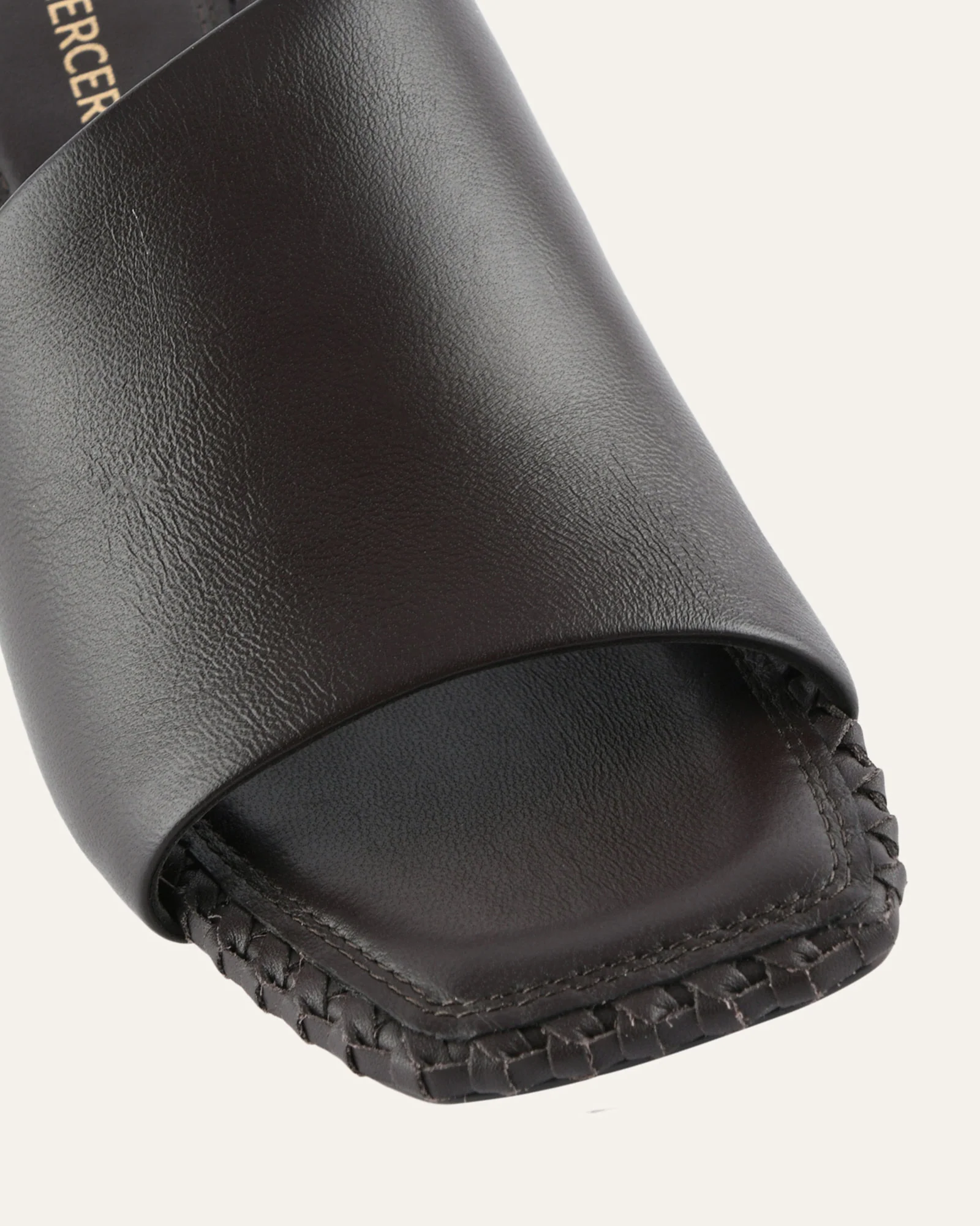 SIENNA MID HEEL SANDALS BITTER CHOC LEATHER - Image 4