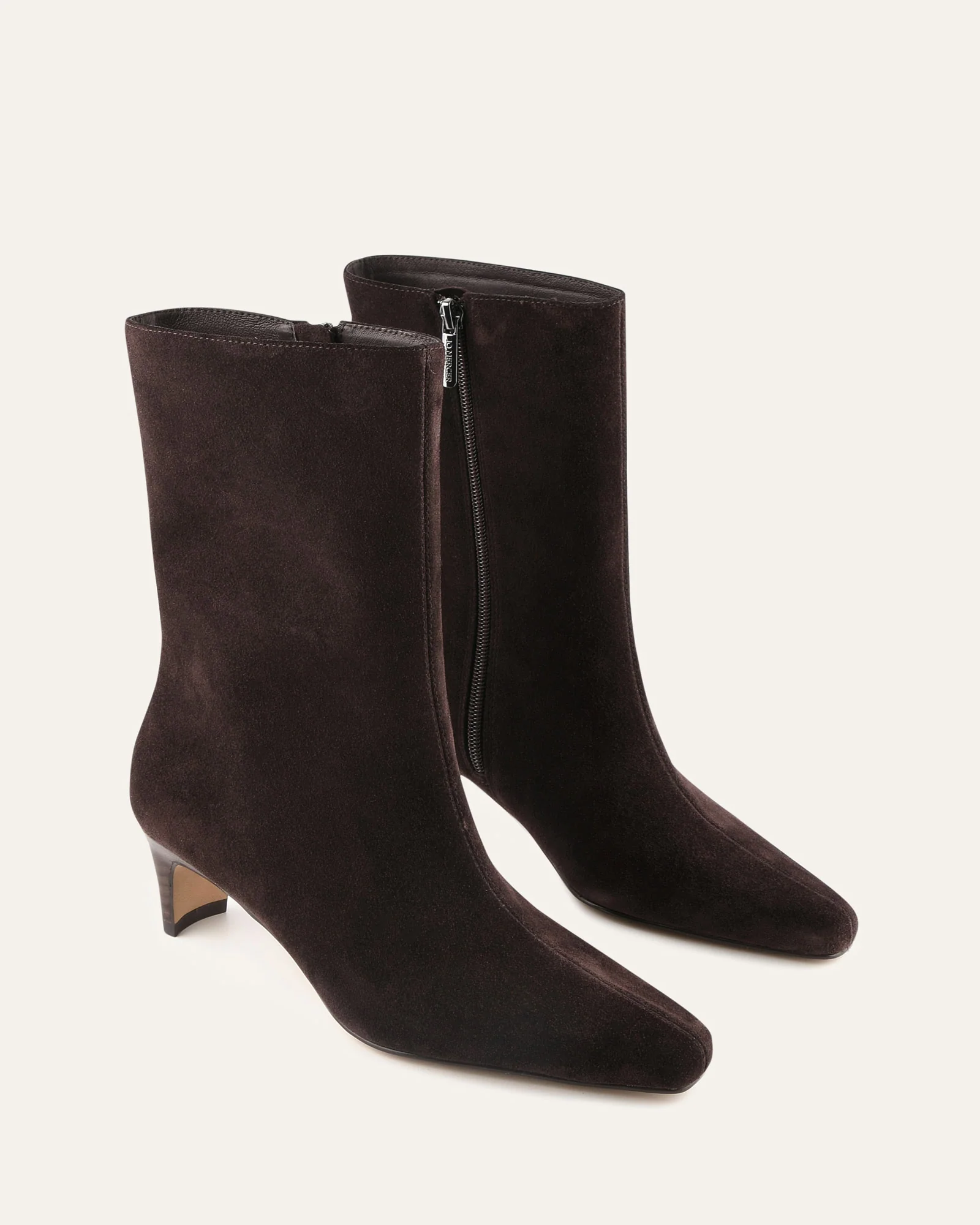 SILAS MID ANKLE BOOTS BITTER CHOC SUEDE - Image 3