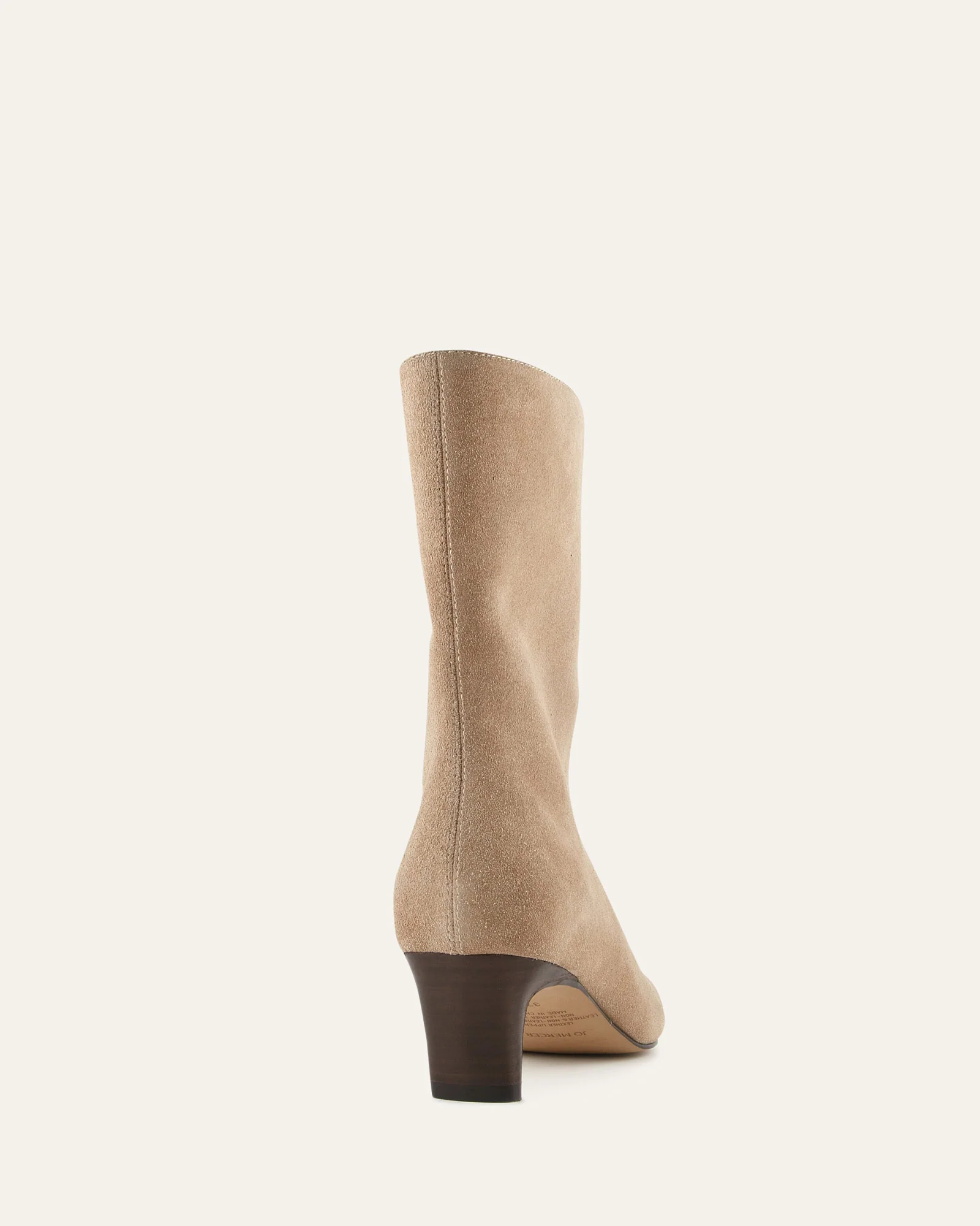 SILAS MID ANKLE BOOTS LATTE SUEDE - Image 5