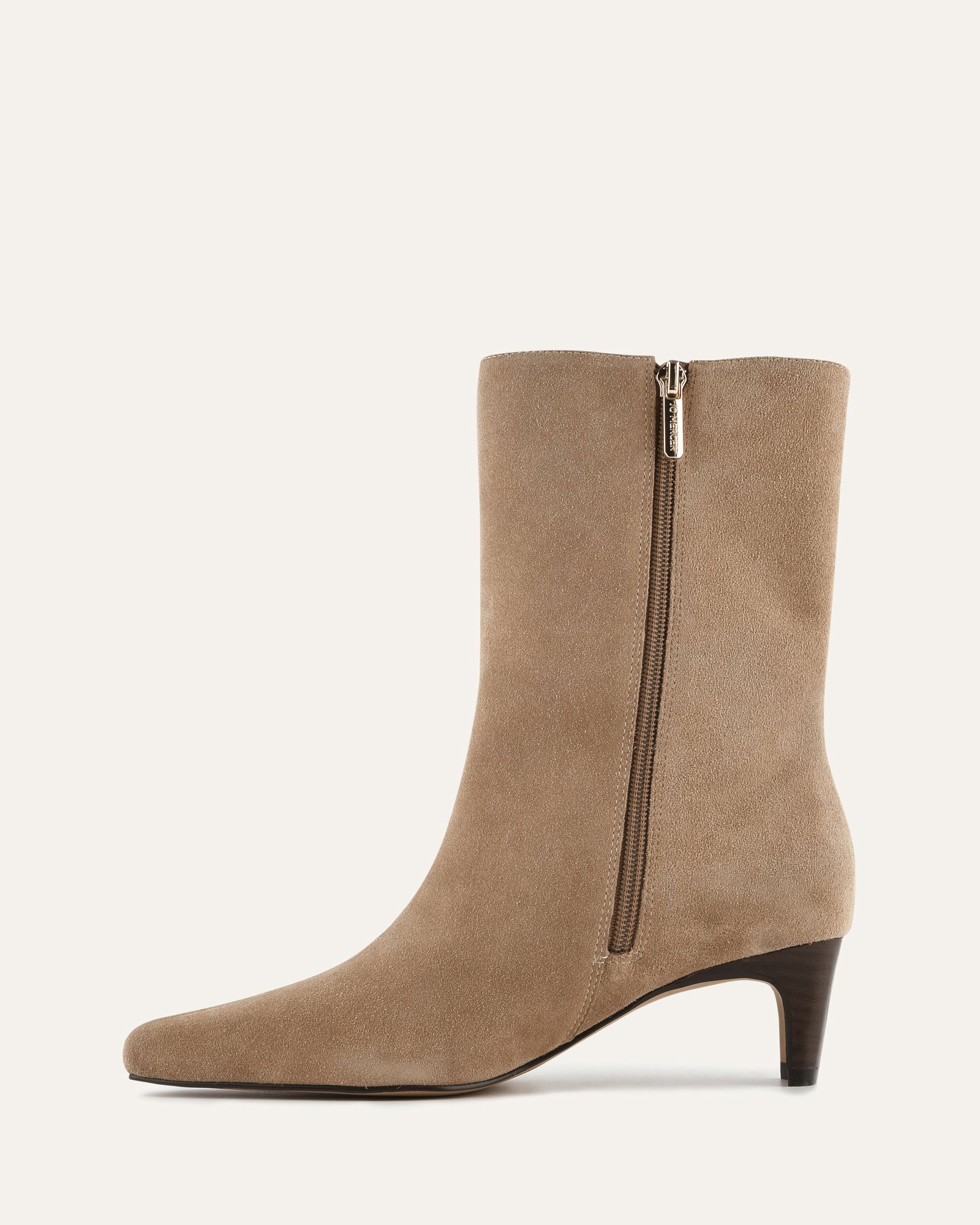 SILAS MID ANKLE BOOTS LATTE SUEDE - Image 6