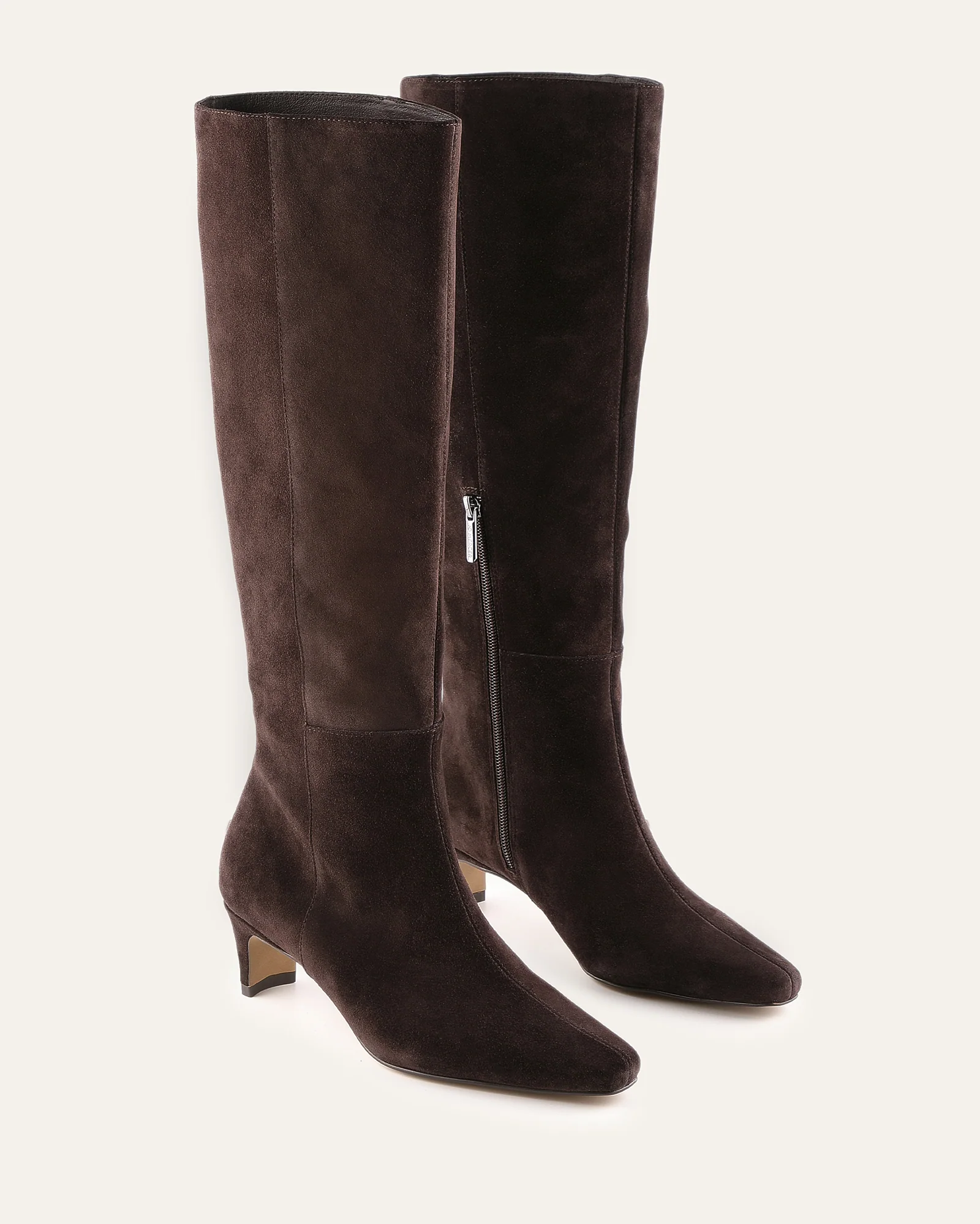 SOPHIE KNEE BOOTS BITTER CHOC SUEDE - Image 3