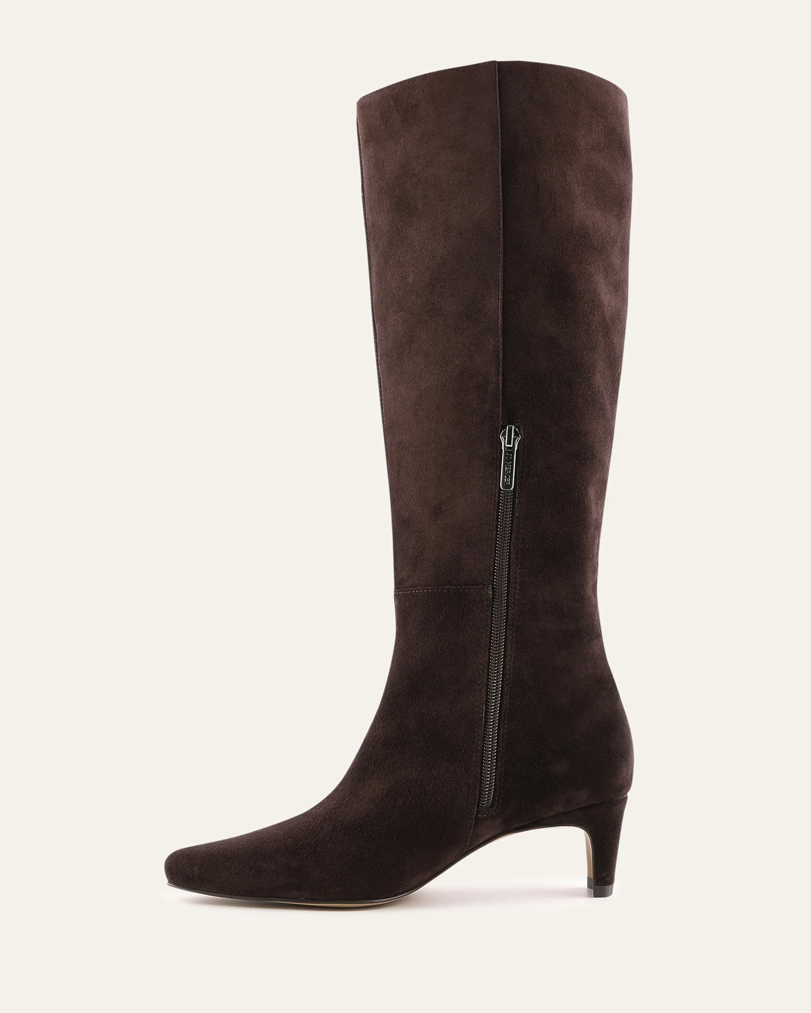 SOPHIE KNEE BOOTS BITTER CHOC SUEDE - Image 6