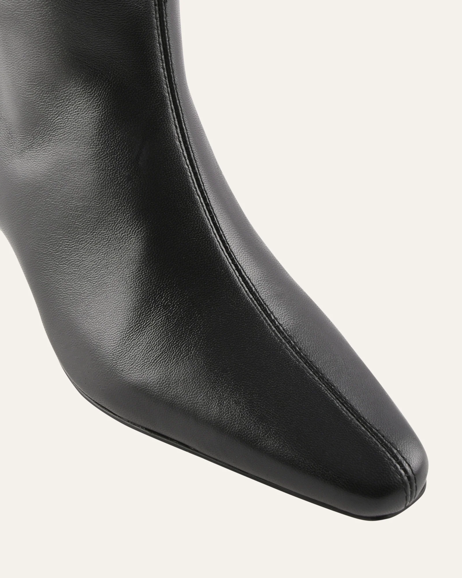SOPHIE KNEE BOOTS BLACK LEATHER - Image 4