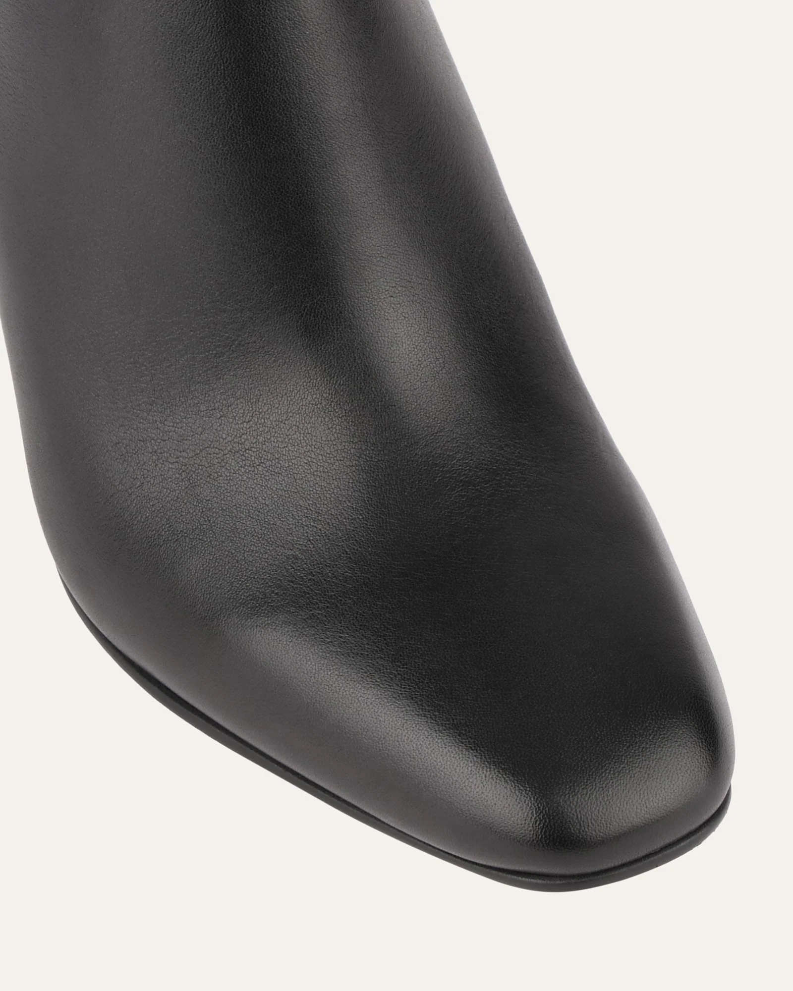 STORMI KNEE BOOTS BLACK LEATHER - Image 4