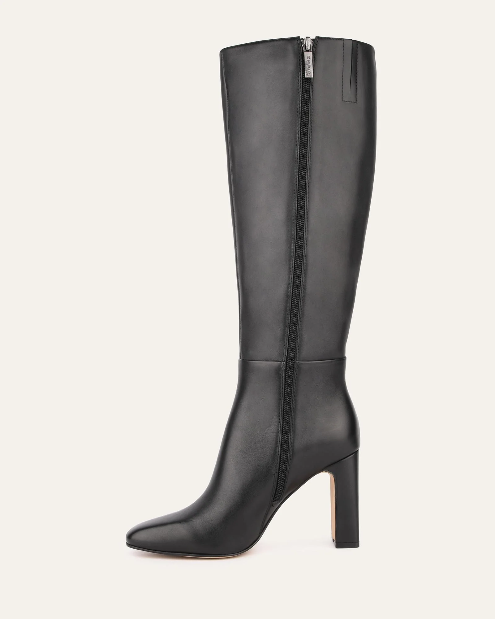 STORMI KNEE BOOTS BLACK LEATHER - Image 6