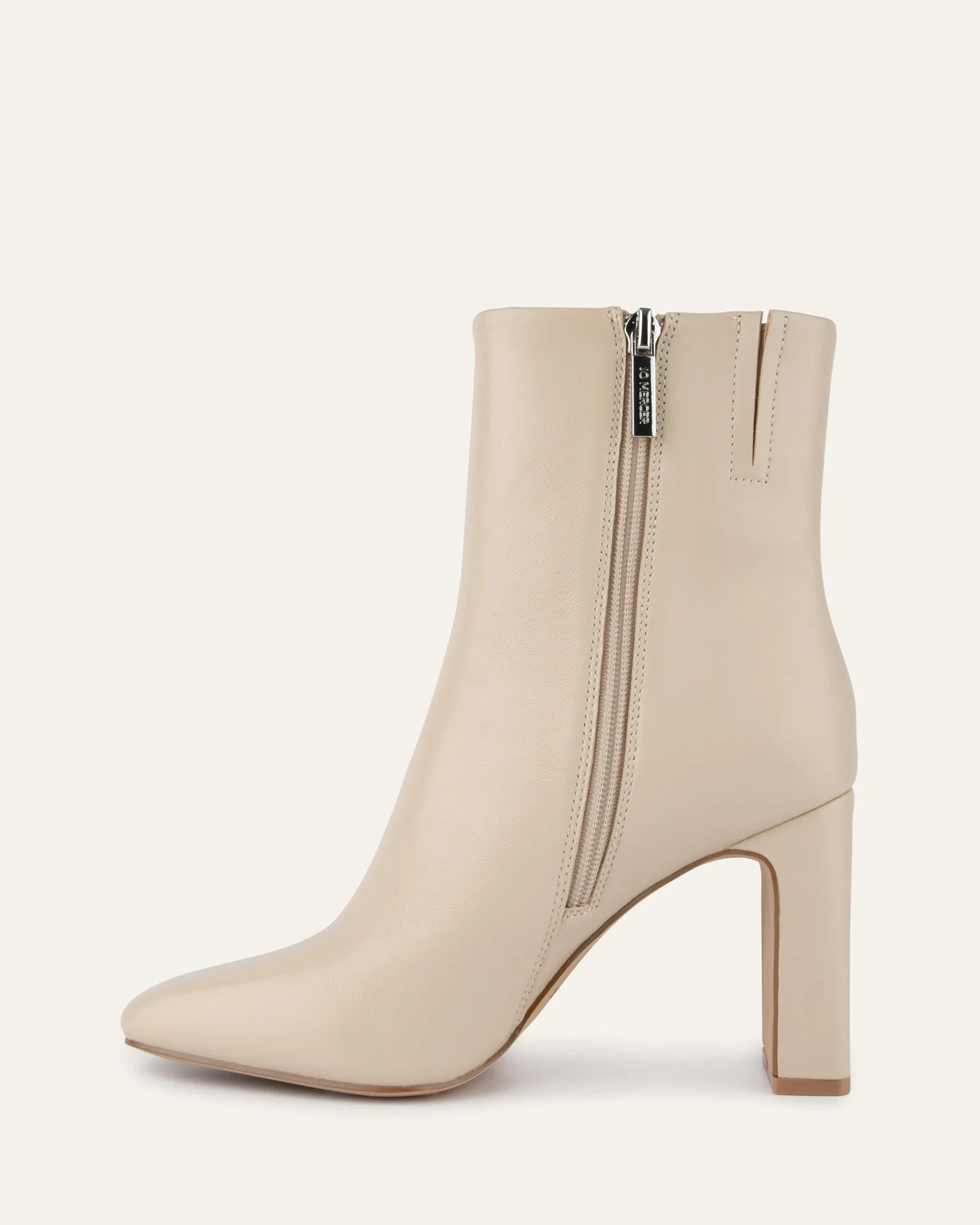 SUKI HIGH ANKLE BOOTS SAND LEATHER - Image 6