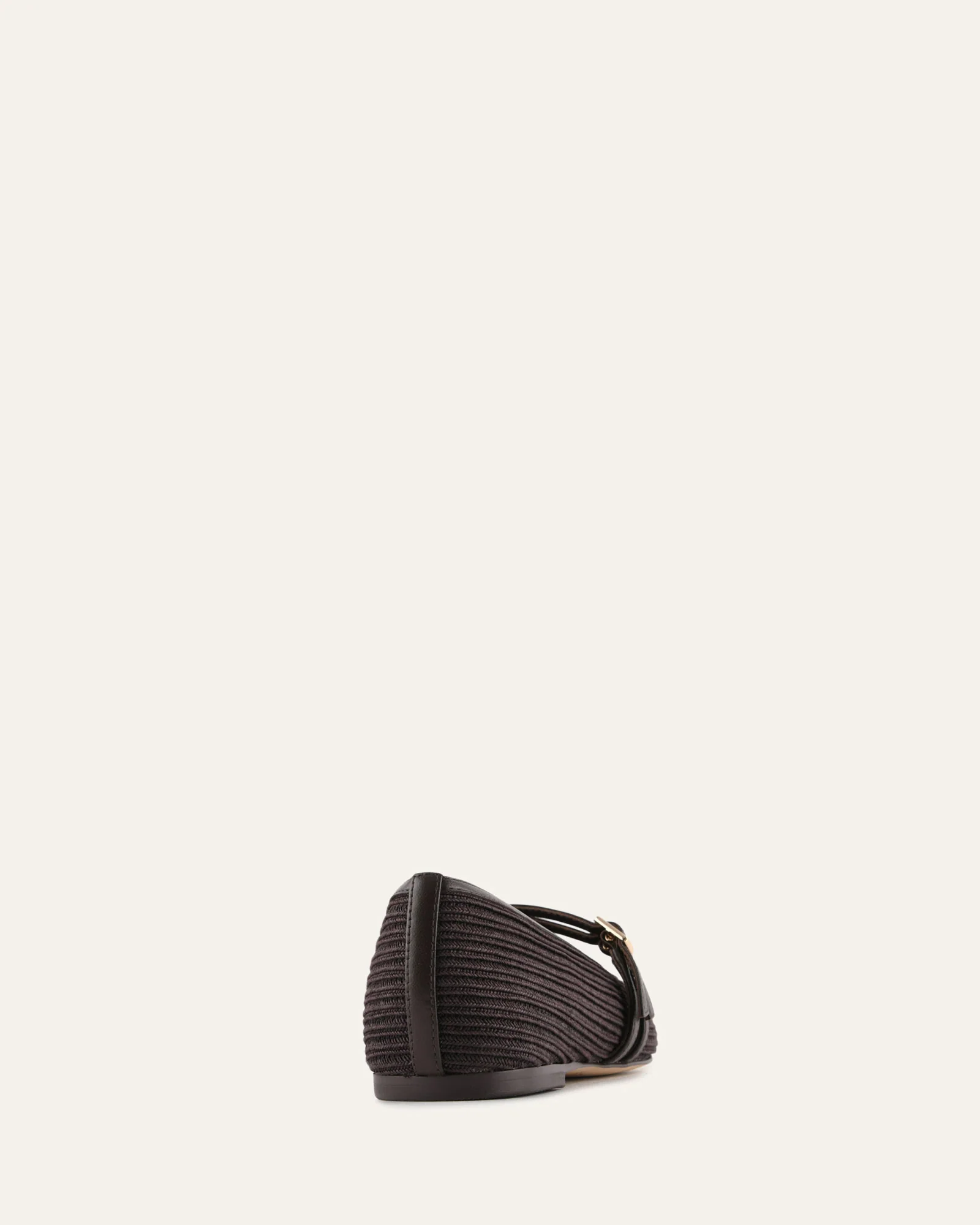 SULLIVAN BALLET FLATS BITTER CHOC RAFFIA - Image 5