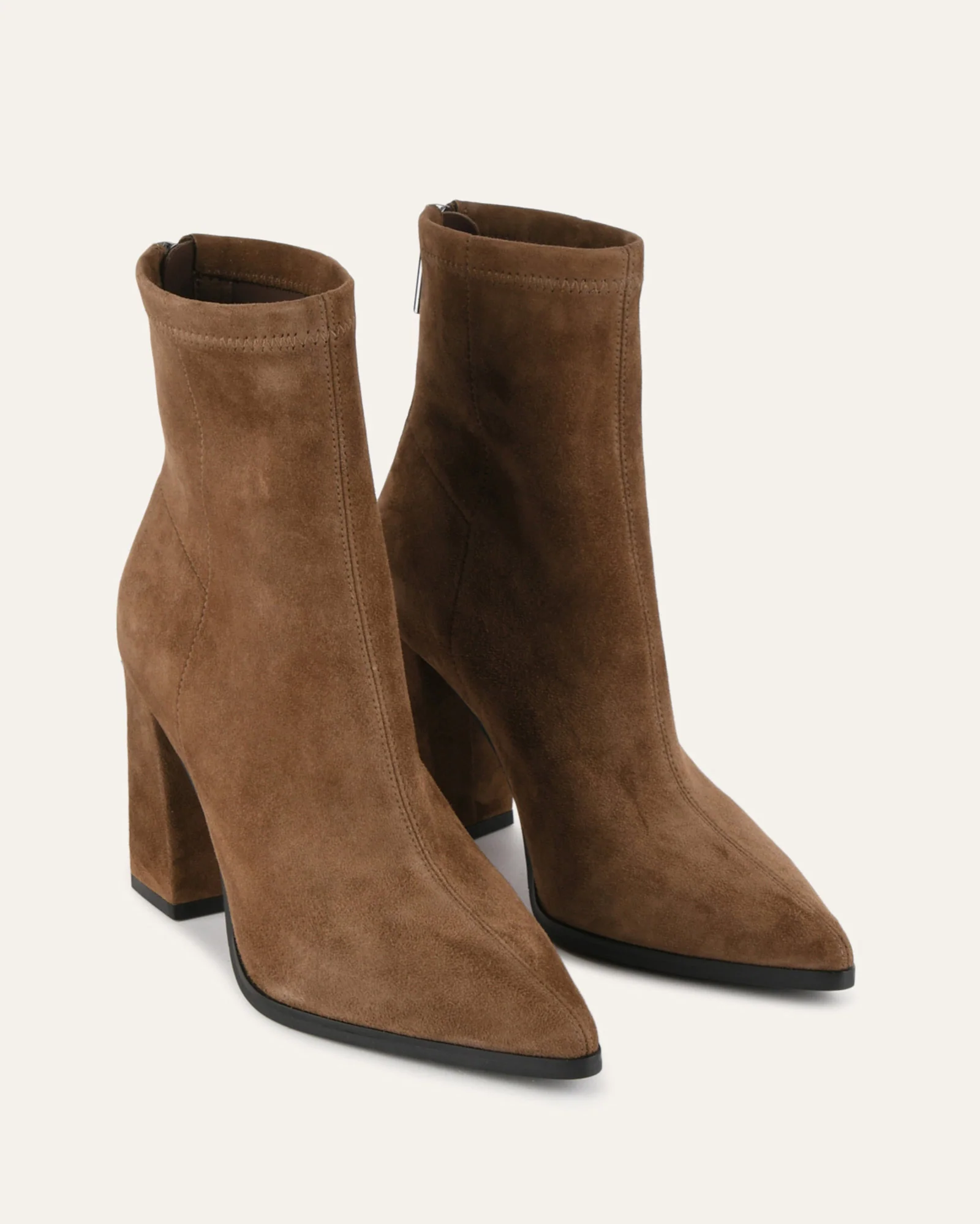 TEO HIGH ANKLE BOOTS BARK SUEDE - Image 3