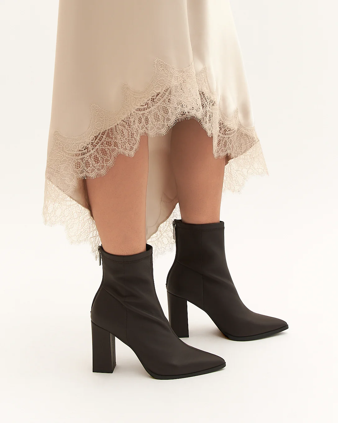 TEO HIGH ANKLE BOOTS BITTER CHOC LEATHER - Image 7