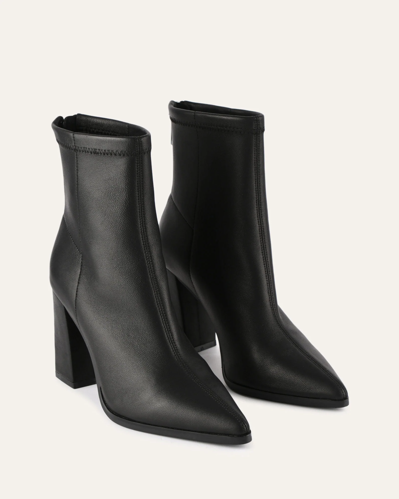 TEO HIGH ANKLE BOOTS BLACK LEATHER - Image 3