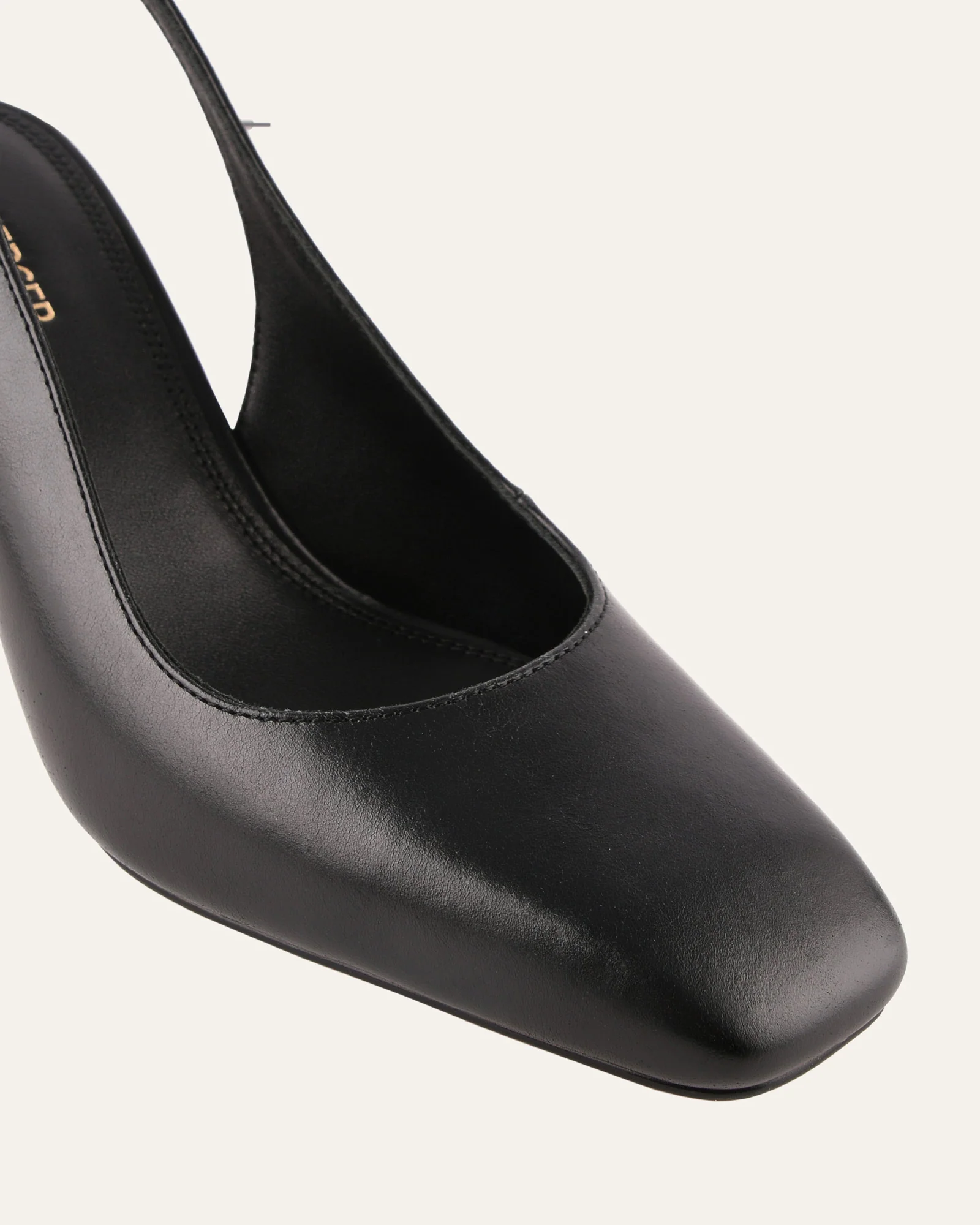 TERRANCE MID HEELS BLACK LEATHER - Image 4