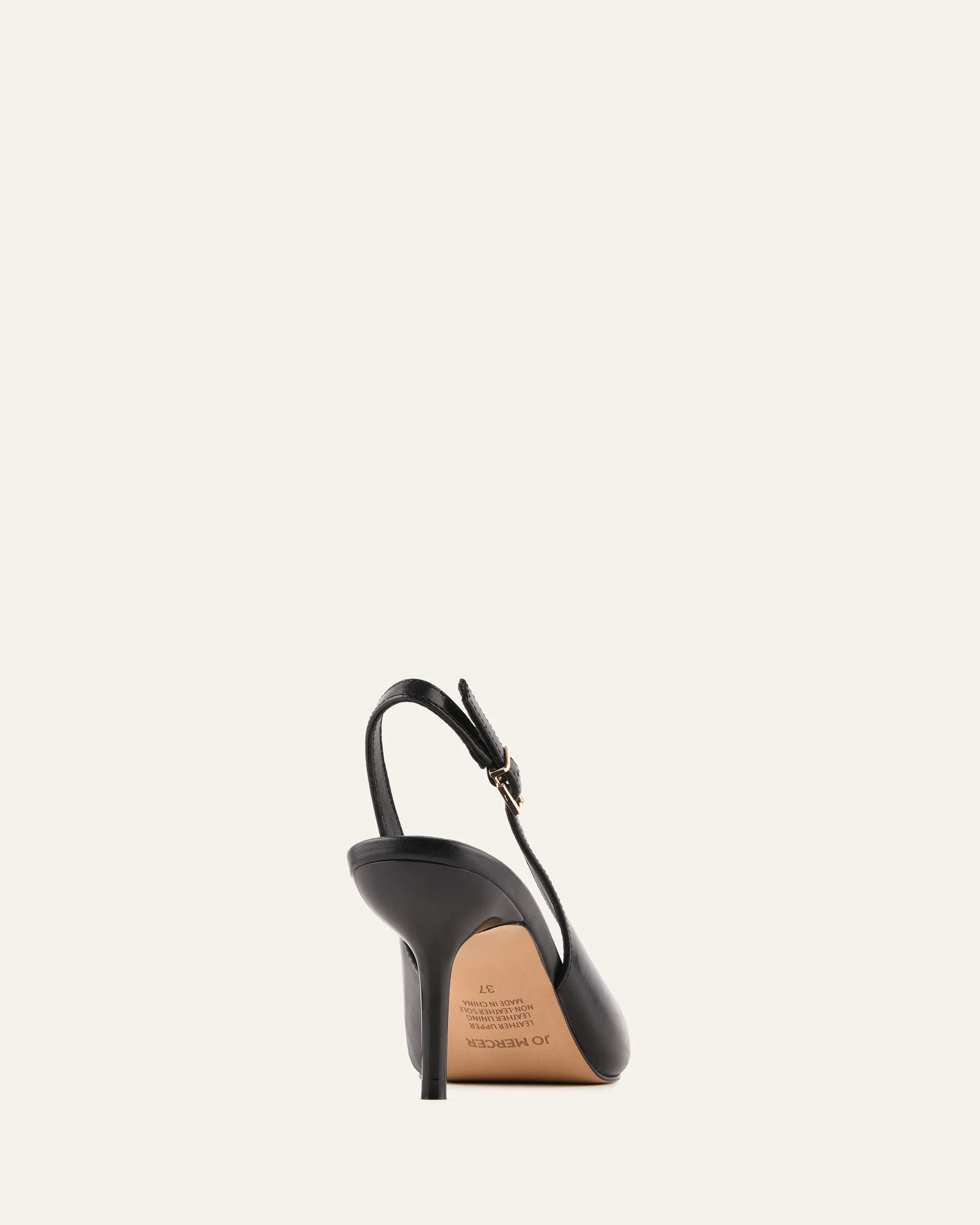 TERRANCE MID HEELS BLACK LEATHER - Image 5