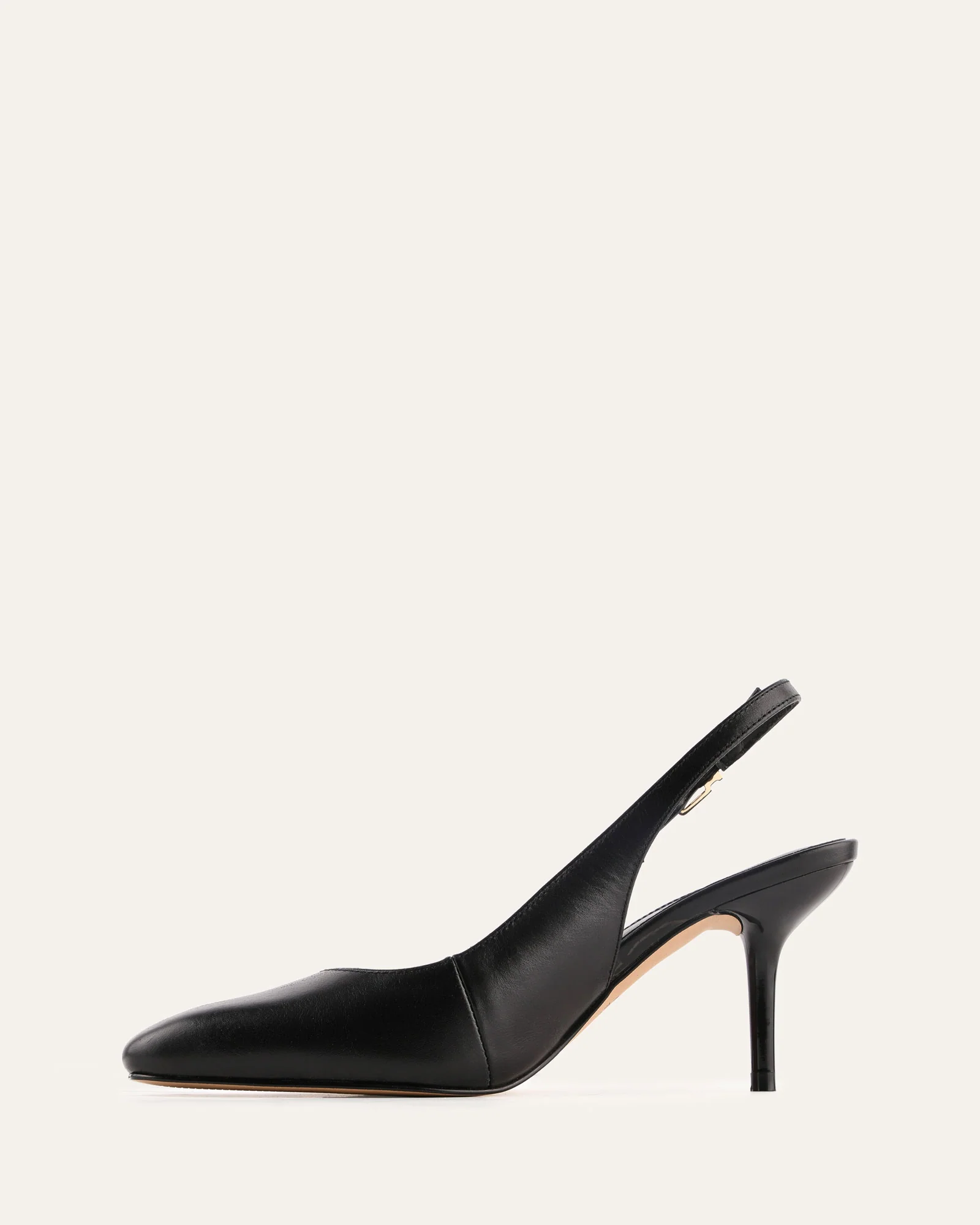 TERRANCE MID HEELS BLACK LEATHER - Image 6