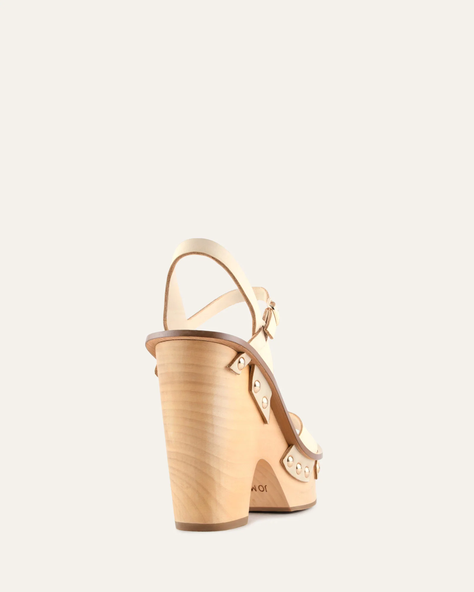 TIDE HIGH WEDGE SANDALS VANILLA LEATHER - Image 4