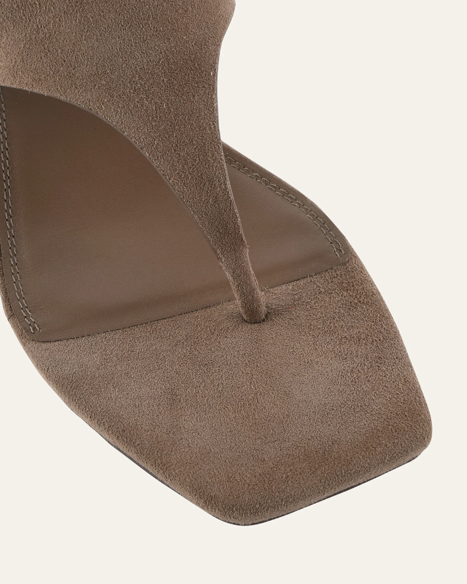 TOKEN LOW HEEL SANDALS ASH SUEDE - Image 4