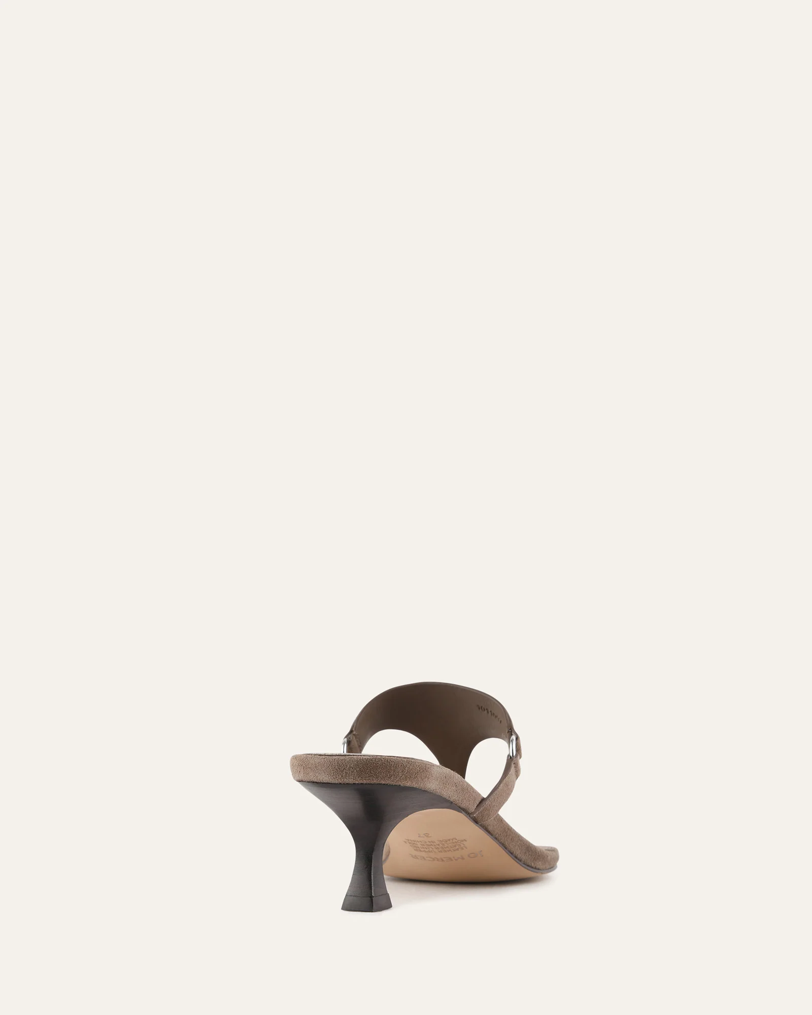 TOKEN LOW HEEL SANDALS ASH SUEDE - Image 5