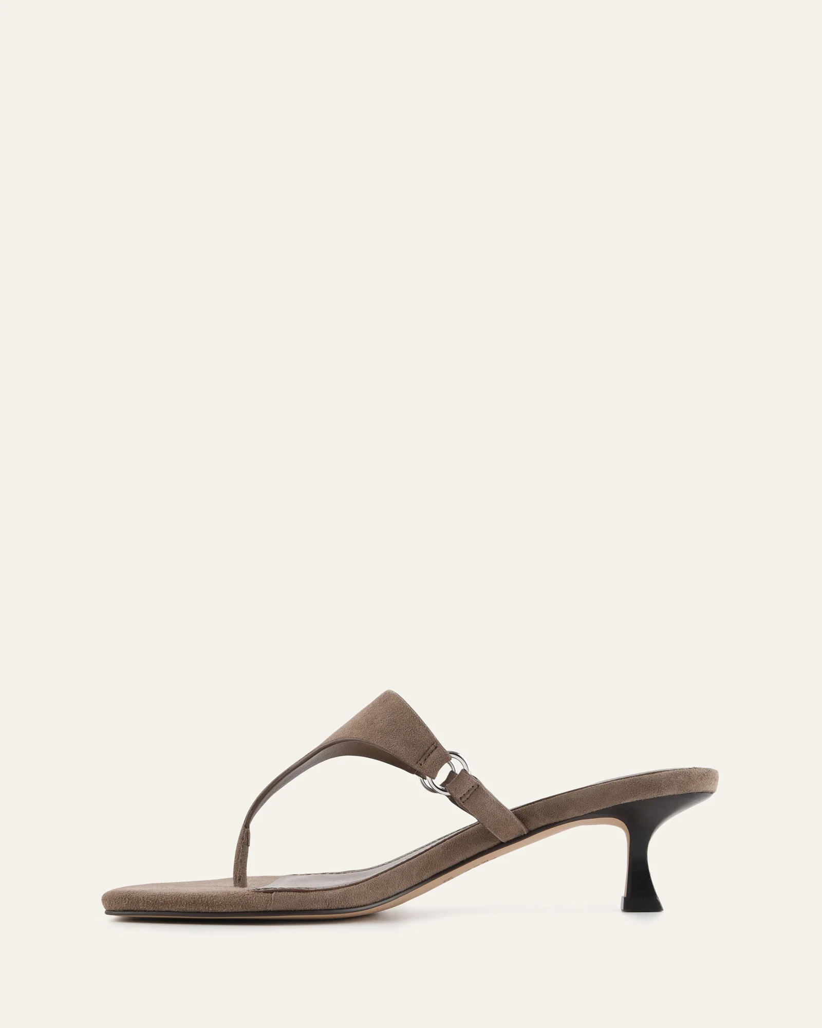 TOKEN LOW HEEL SANDALS ASH SUEDE - Image 6