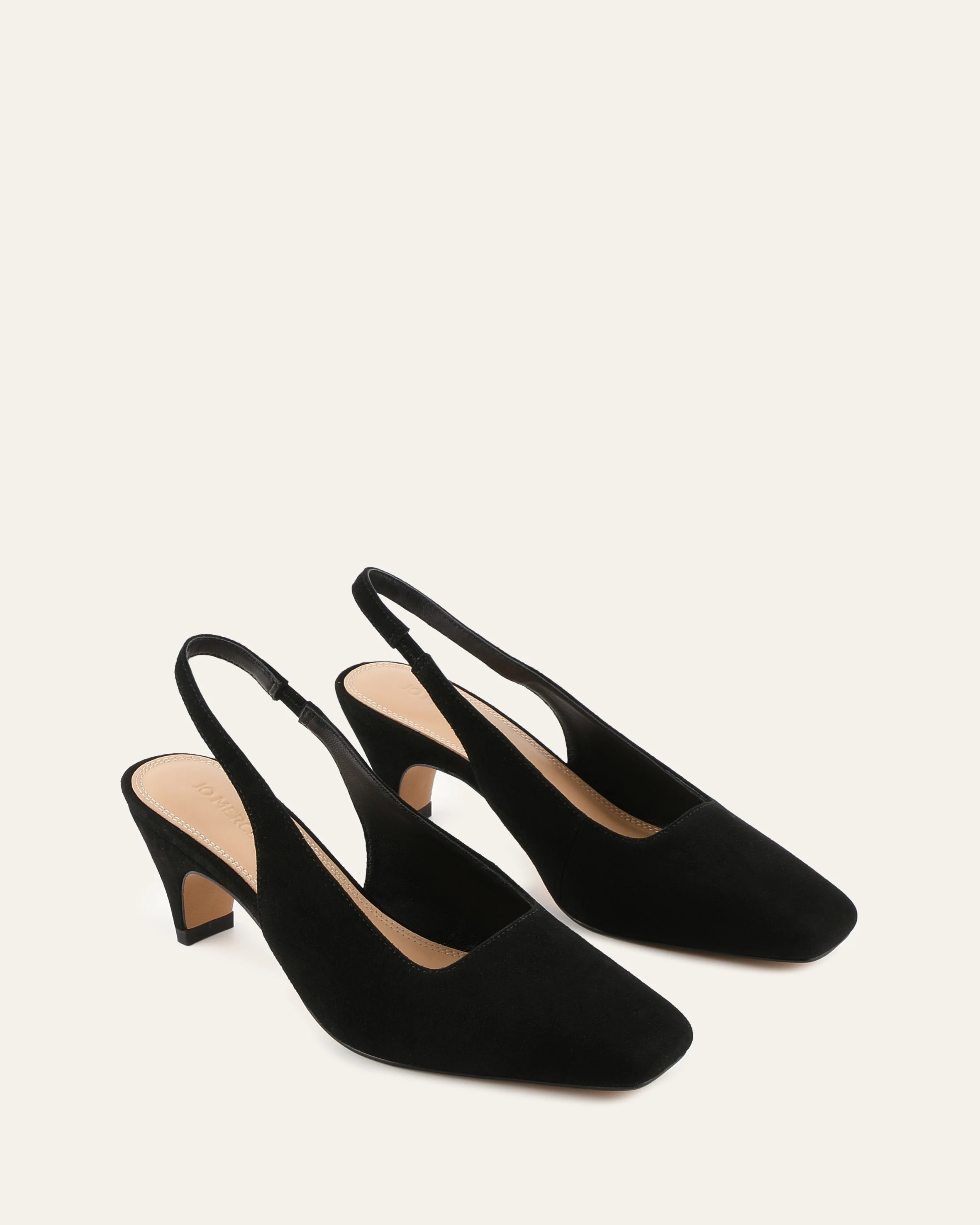 TREY LOW HEELS BLACK SUEDE - Image 3