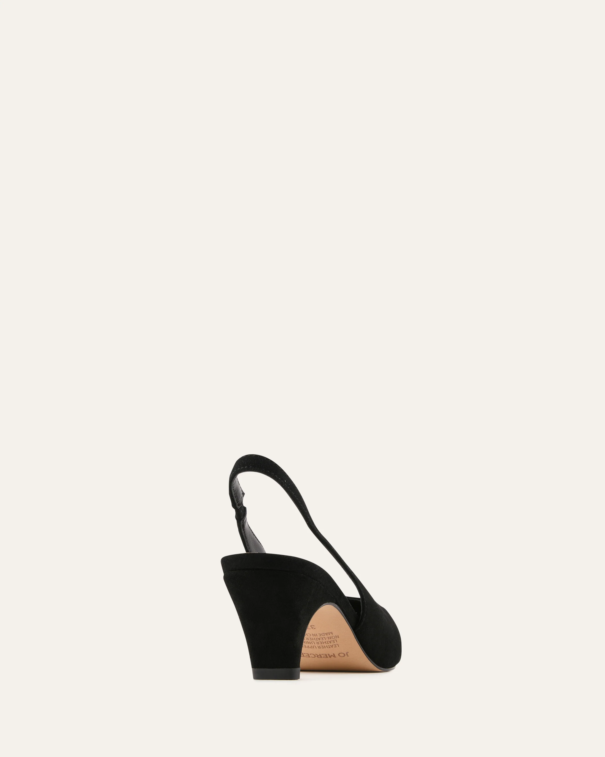 TREY LOW HEELS BLACK SUEDE - Image 5