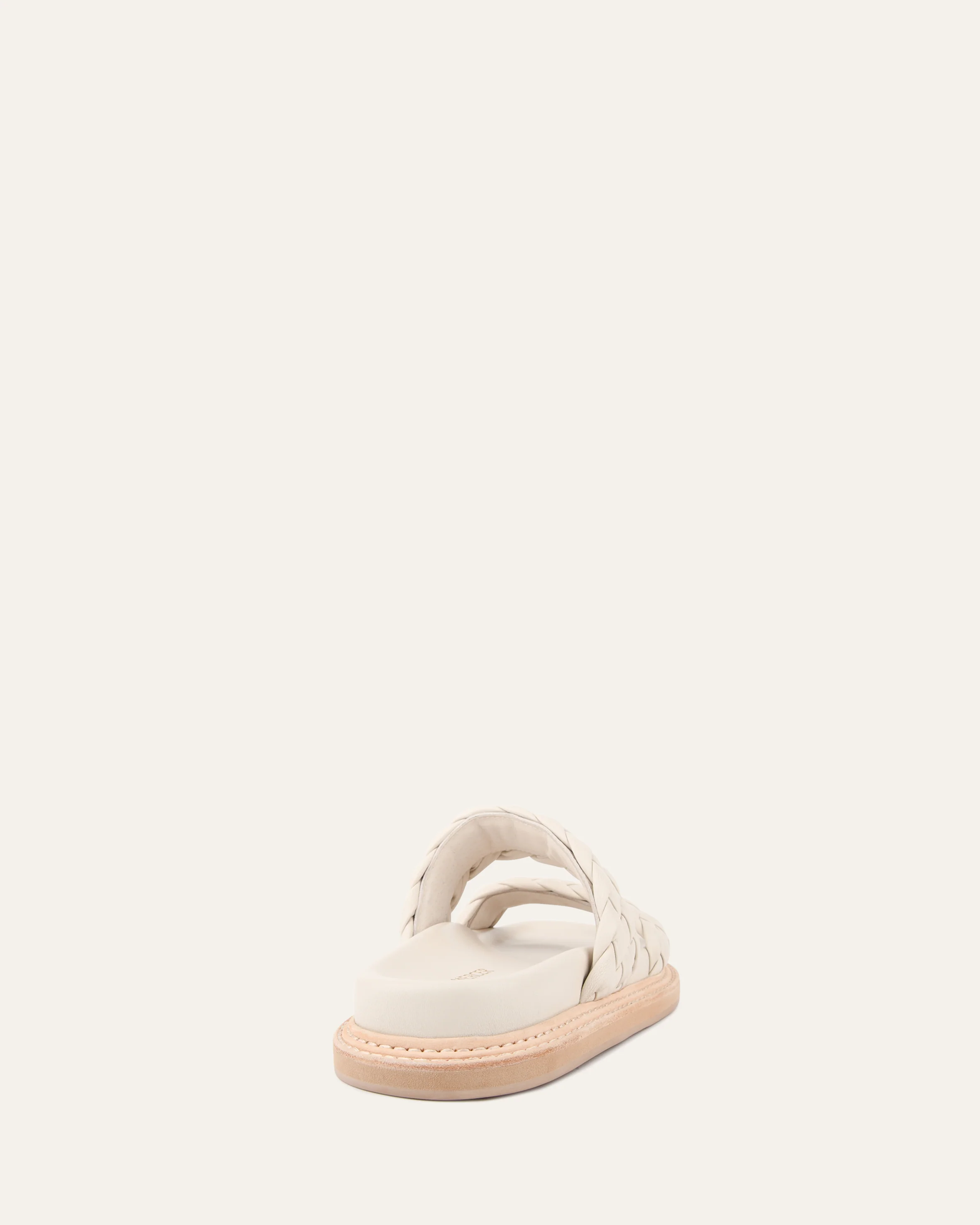VEGA FLAT SANDALS OFF WHITE LEATHER - Image 5