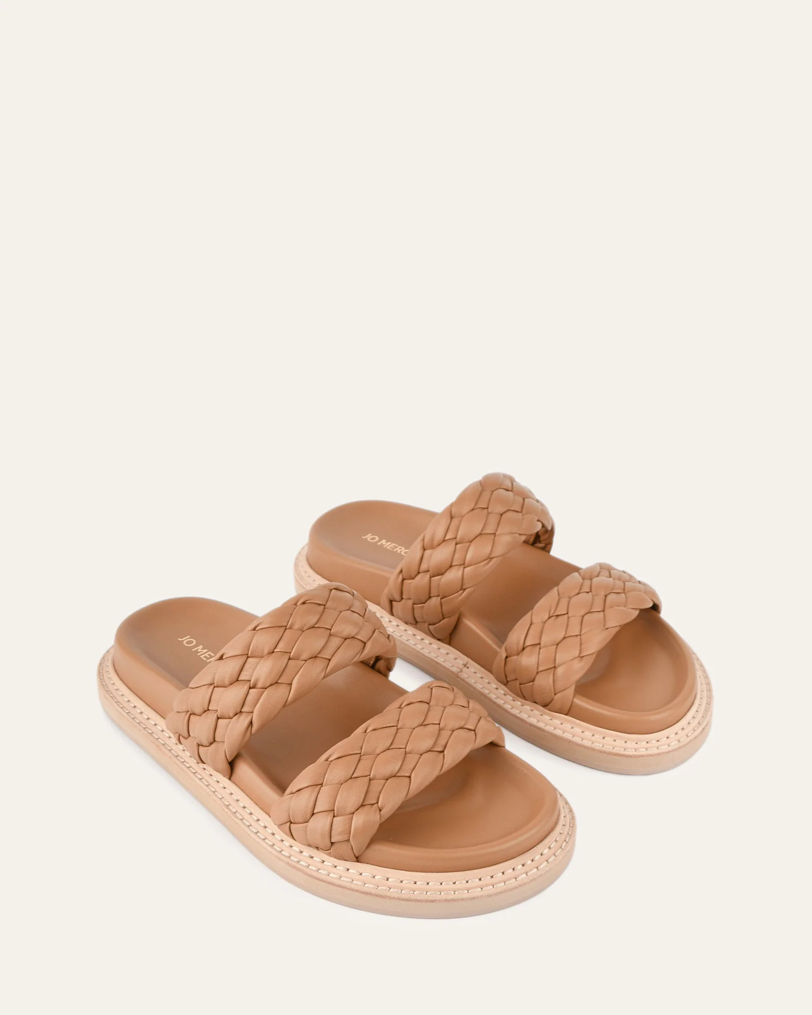 VEGA FLAT SANDALS TOFFEE LEATHER - Image 3