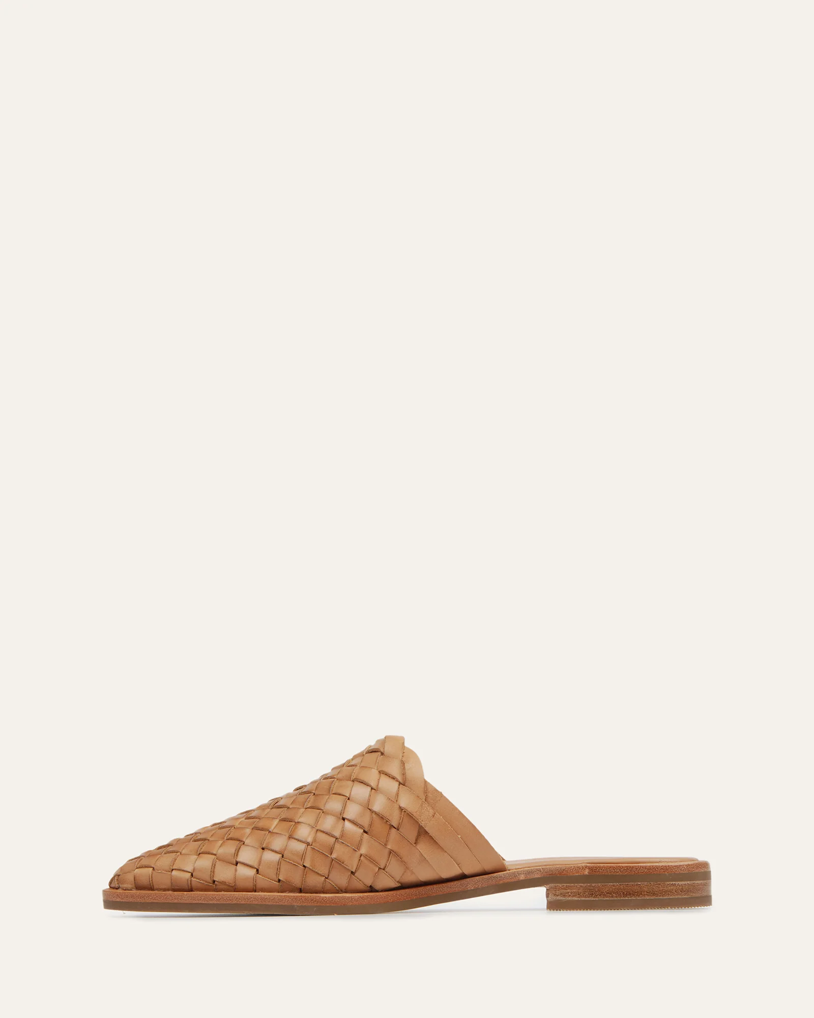 WEAVER CASUAL FLATS TAN LEATHER - Image 3