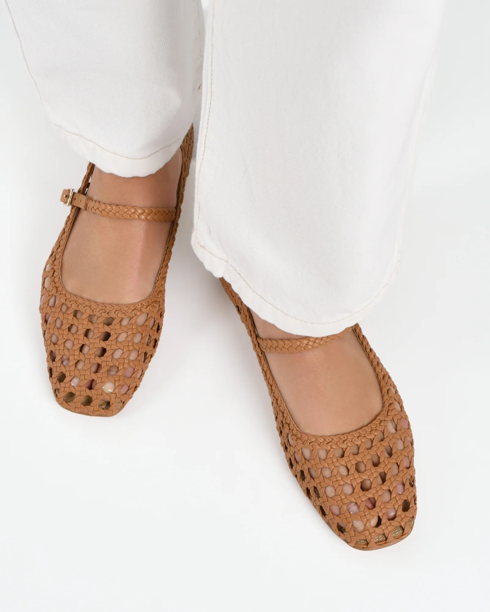 WILLIS CASUAL FLATS TOFFEE LEATHER - Image 9