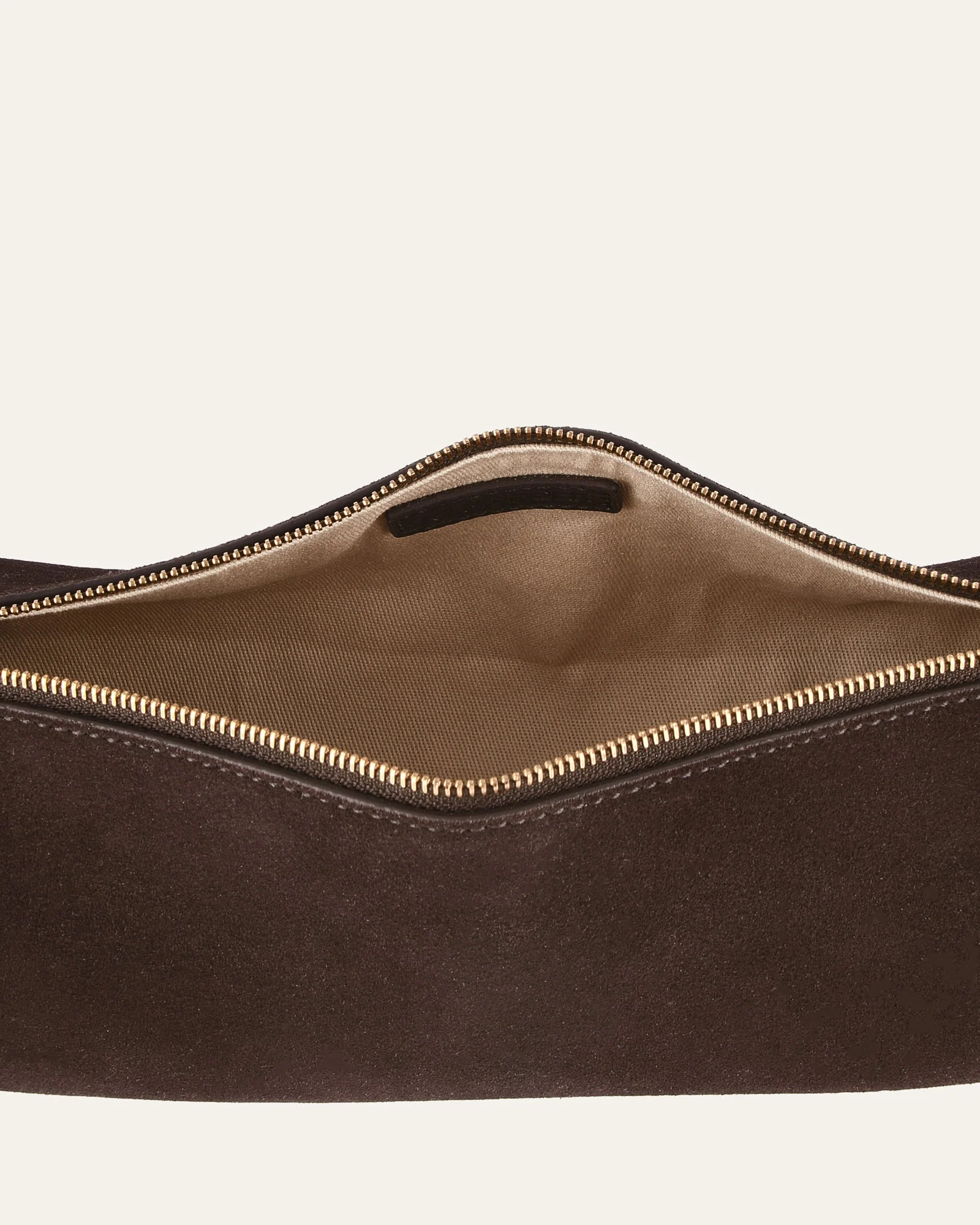 WINFREY SHOULDER BAG BITTER CHOC SUEDE - Image 5