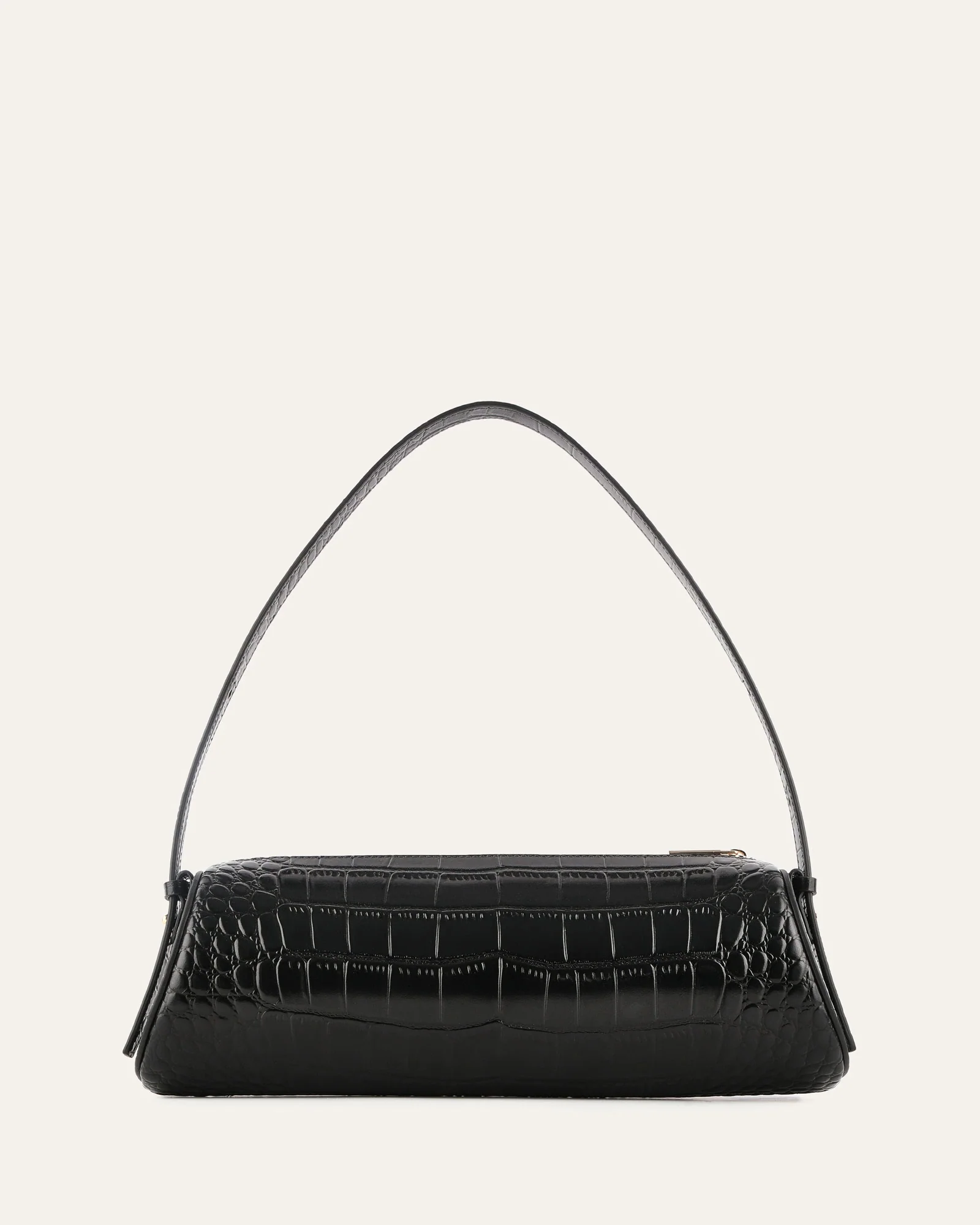 WINFREY SHOULDER BAG BLACK CROC - Image 4
