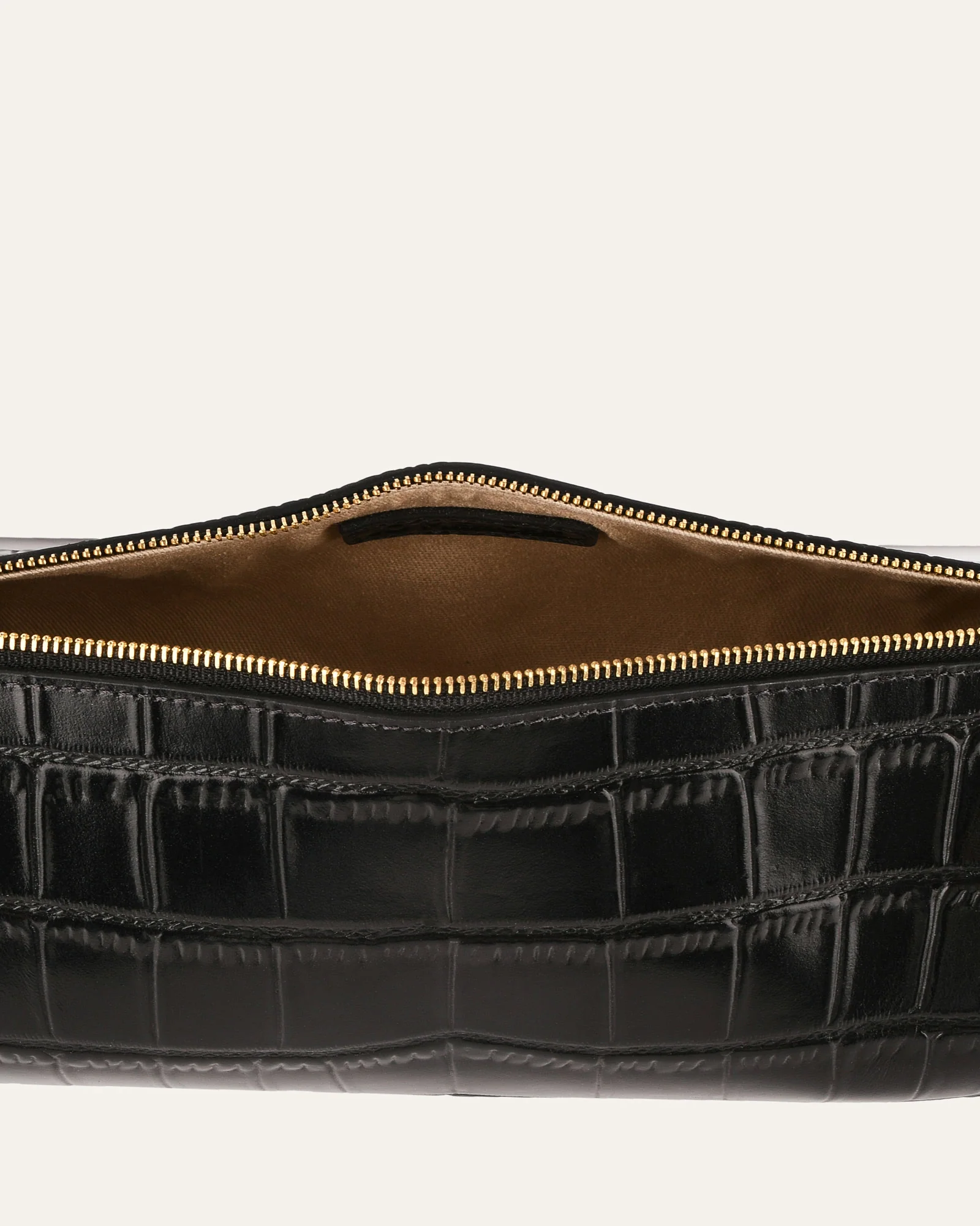 WINFREY SHOULDER BAG BLACK CROC - Image 5