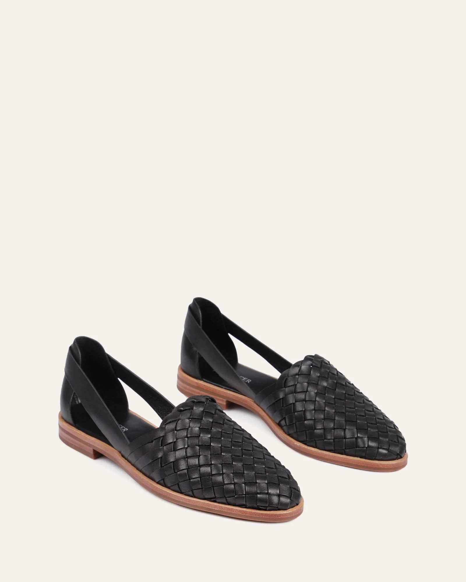WISDOM CASUAL FLATS BLACK LEATHER - Image 3