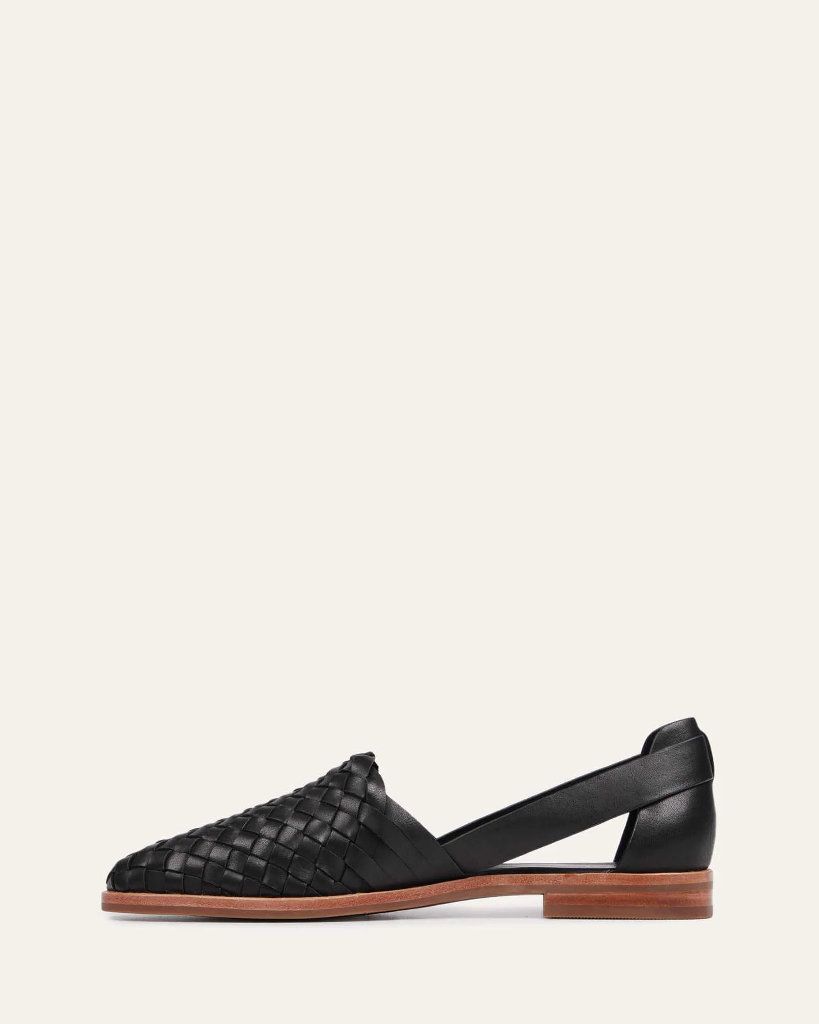 WISDOM CASUAL FLATS BLACK LEATHER - Image 7