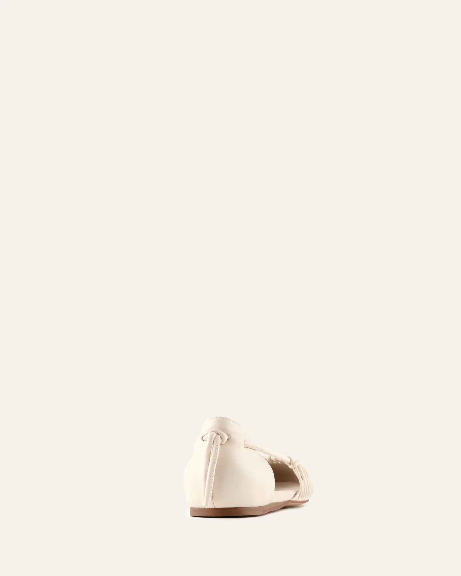 YUZU CASUAL FLATS OFF WHITE LEATHER - Image 4