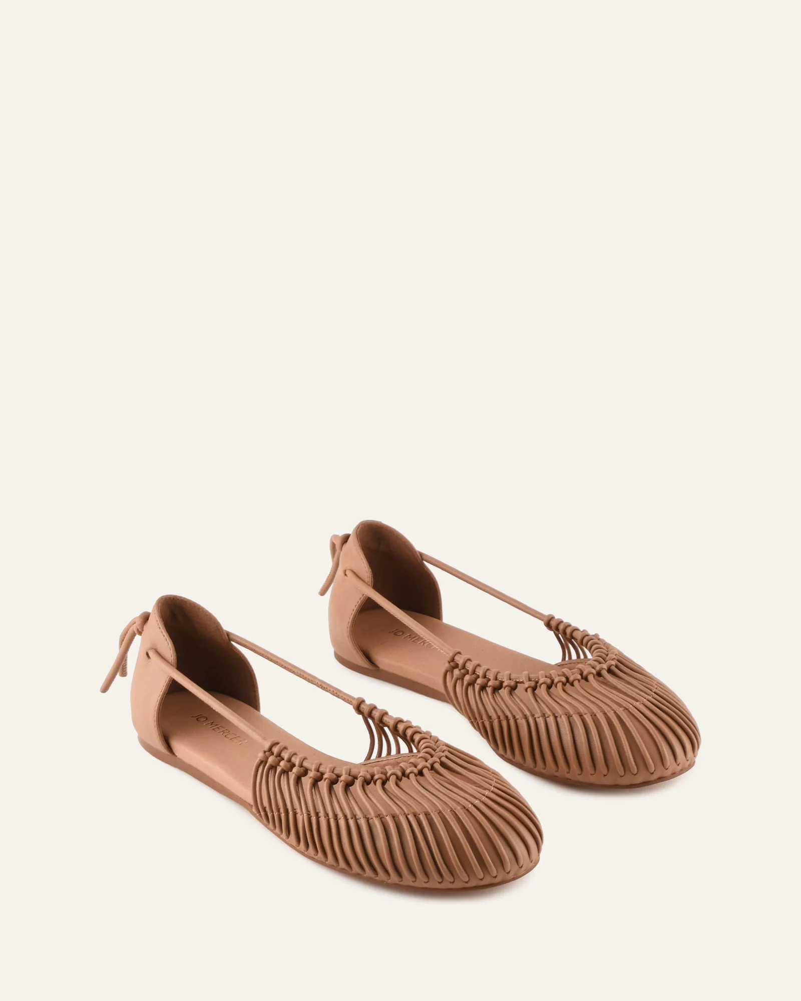 YUZU CASUAL FLATS TUSCAN TAN LEATHER - Image 2