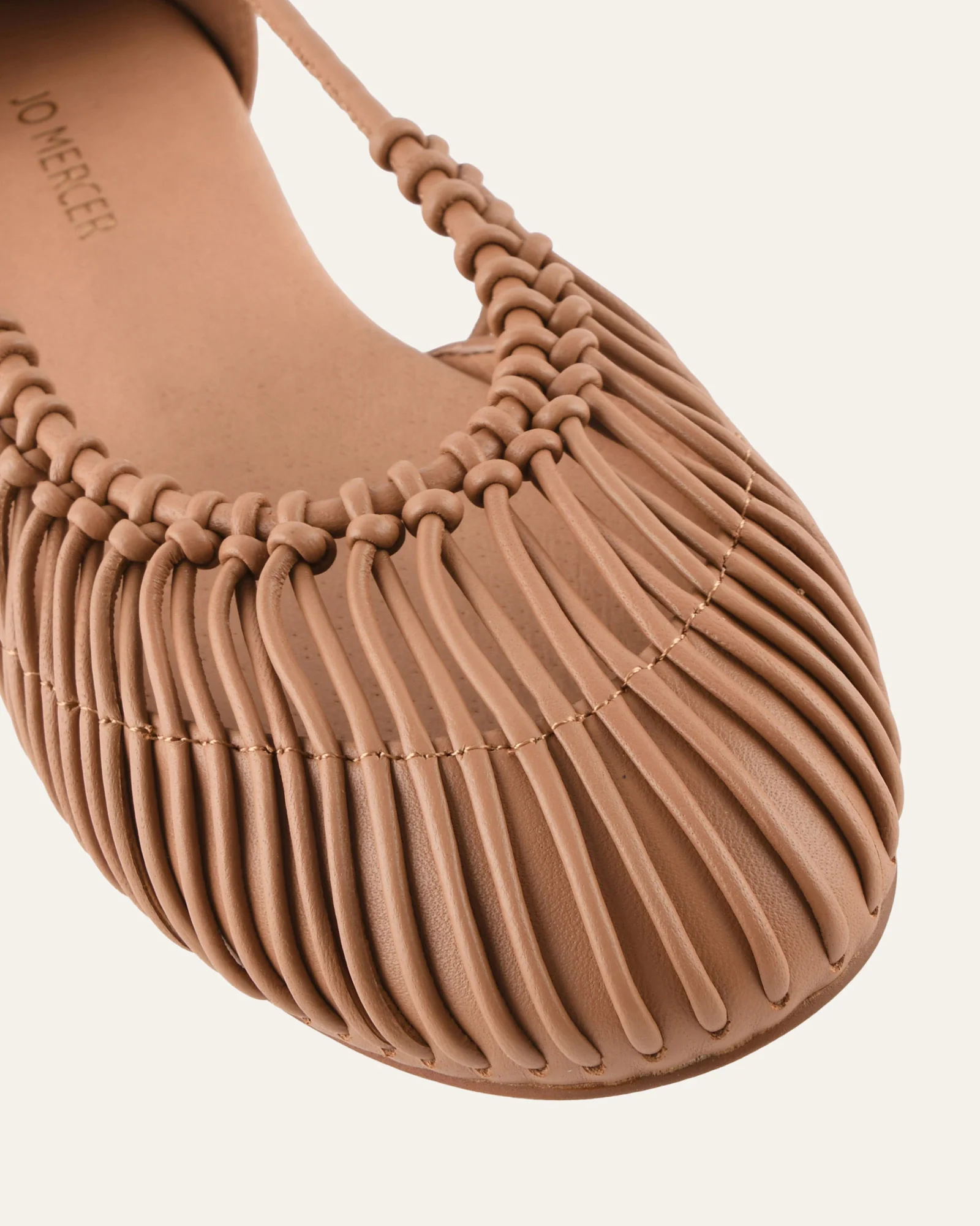 YUZU CASUAL FLATS TUSCAN TAN LEATHER - Image 3