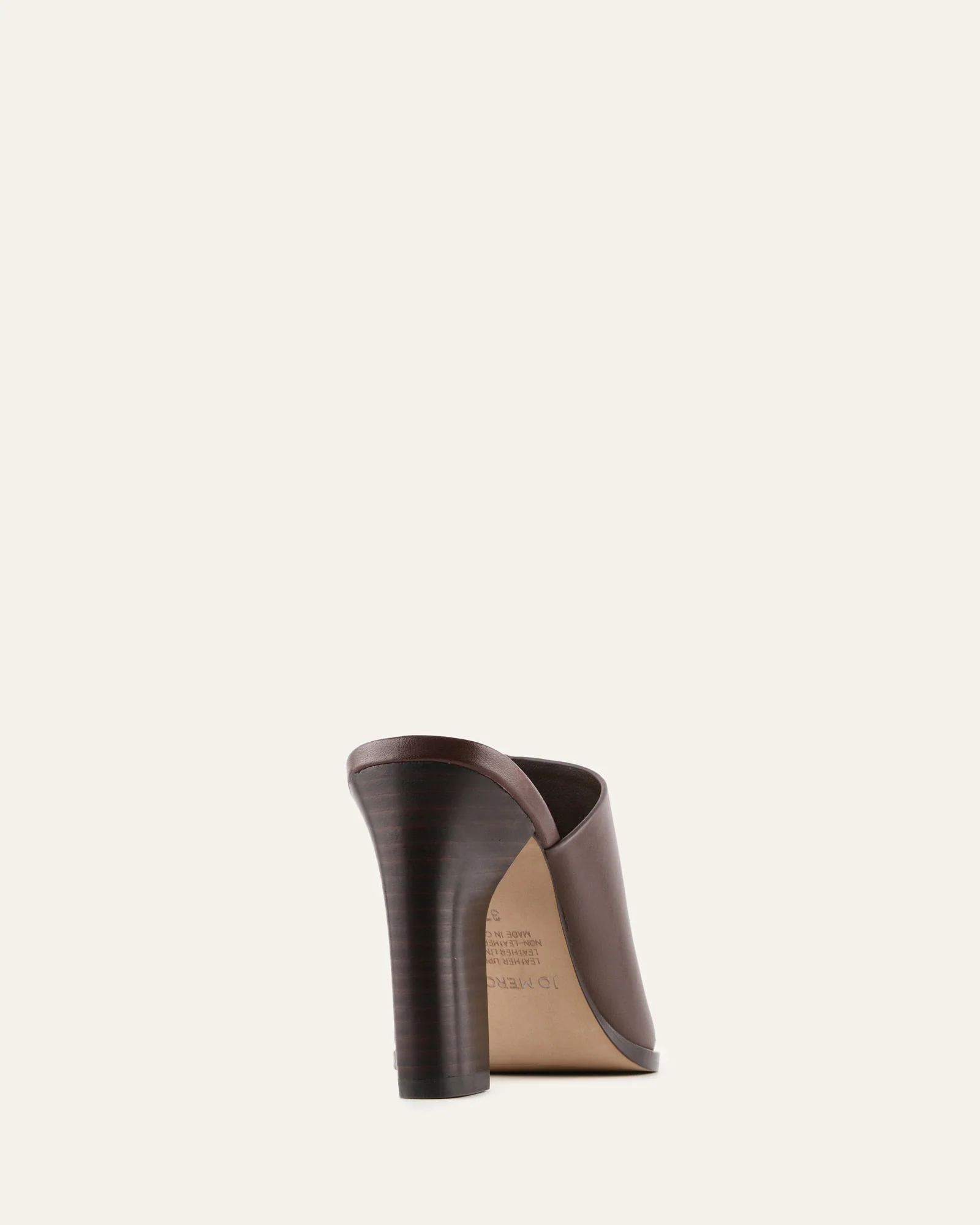 ZULU HIGH HEEL SANDALS BITTER CHOC LEATHER - Image 5
