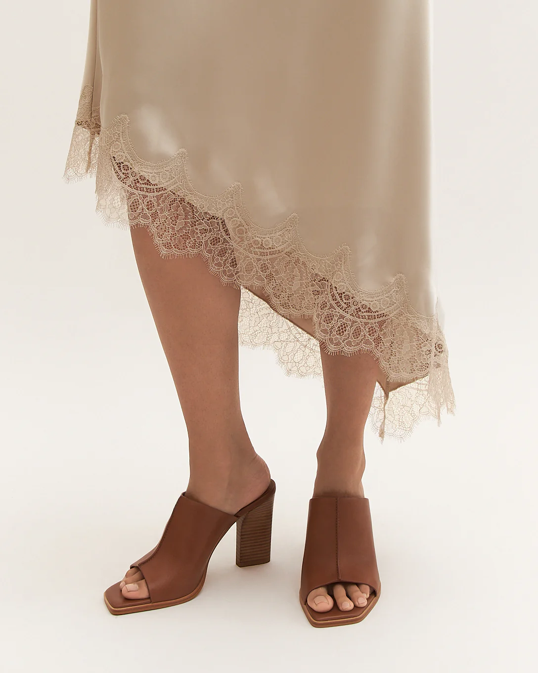 ZULU HIGH HEEL SANDALS TUSCAN TAN LEATHER - Image 2