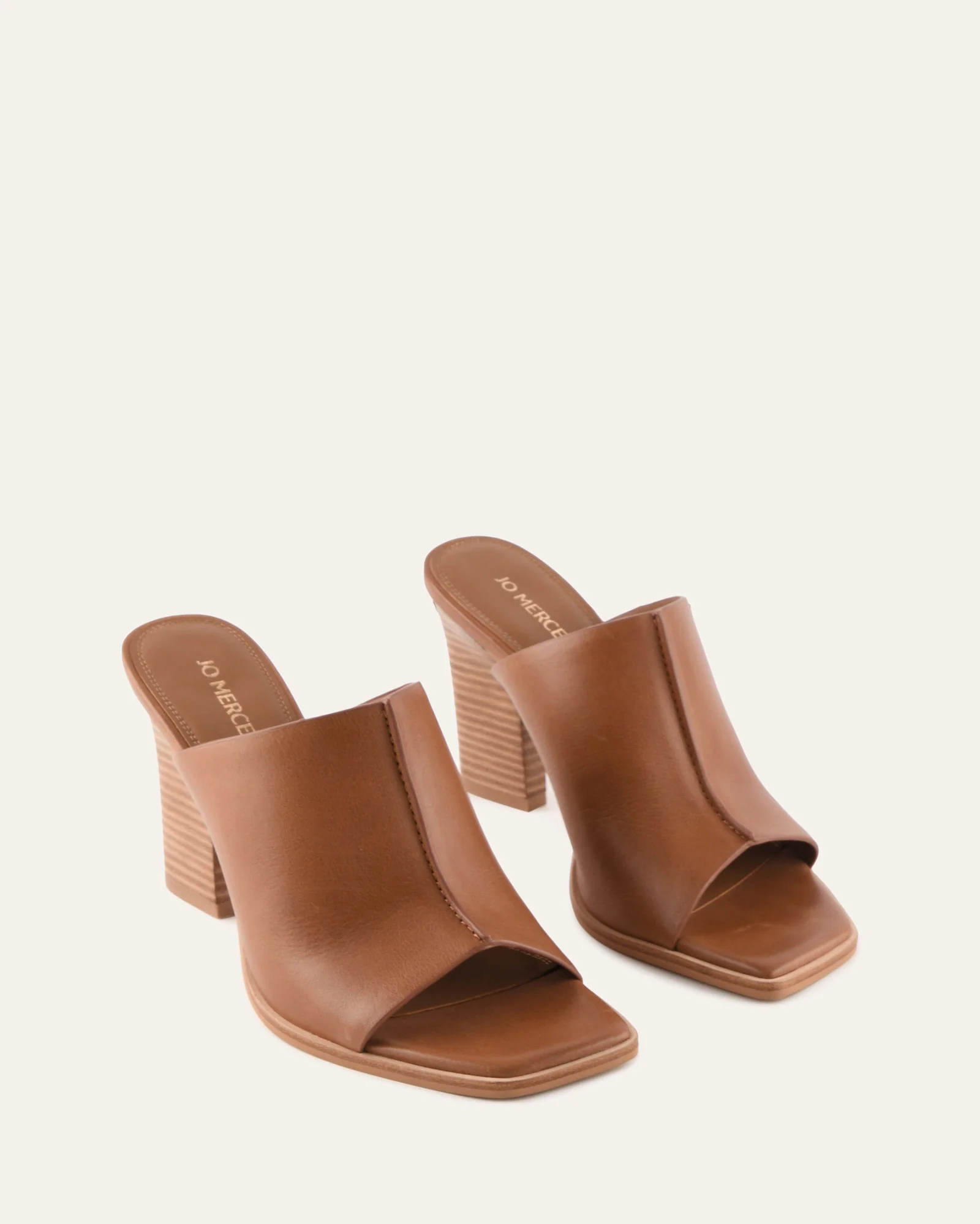 ZULU HIGH HEEL SANDALS TUSCAN TAN LEATHER - Image 3