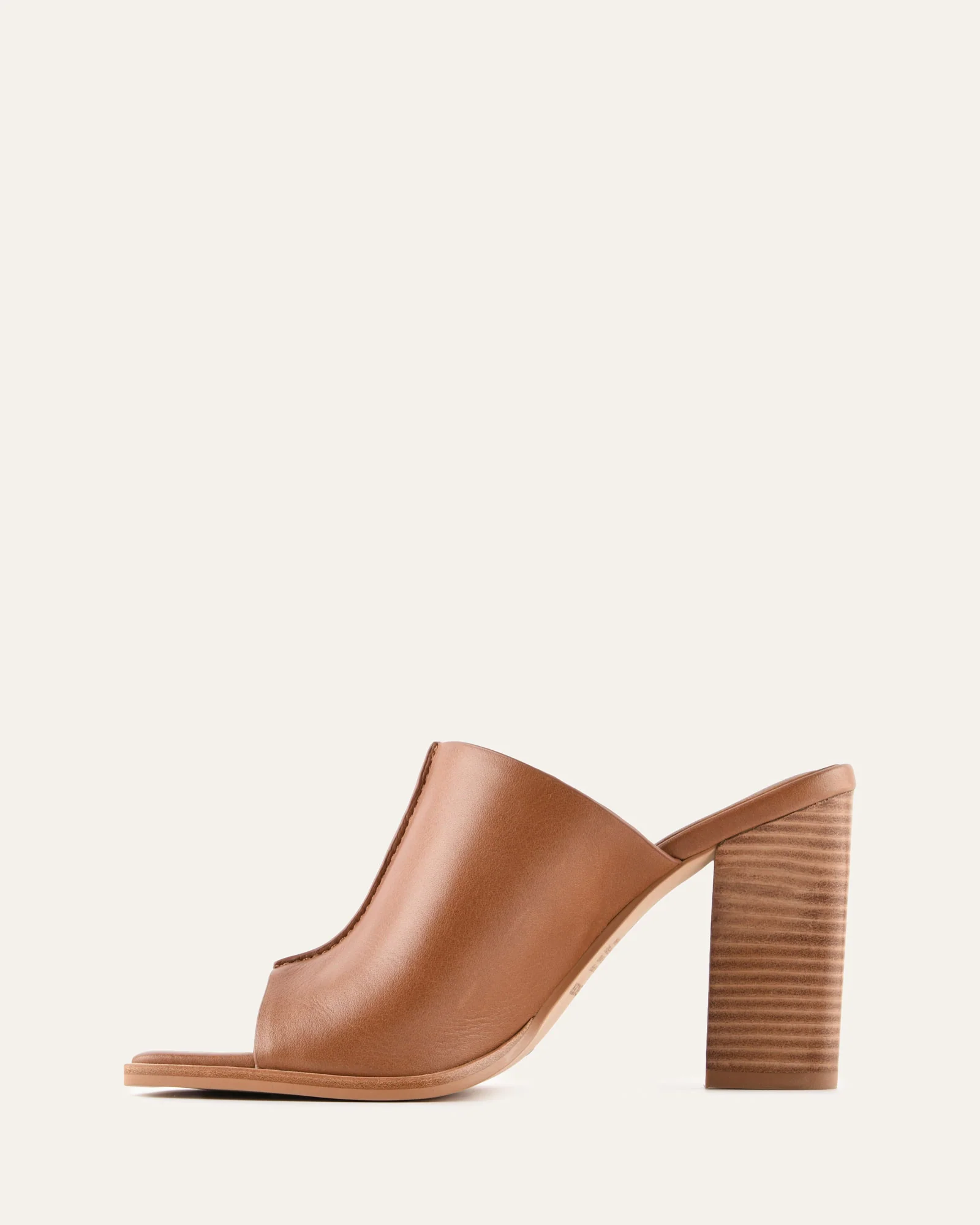 ZULU HIGH HEEL SANDALS TUSCAN TAN LEATHER - Image 6